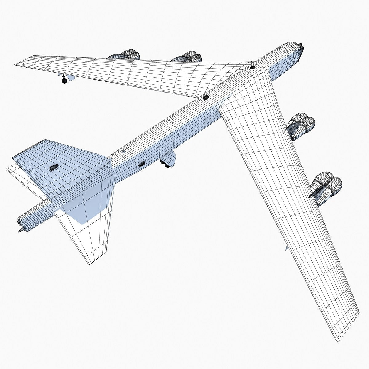 Boeing B-52 3D Model