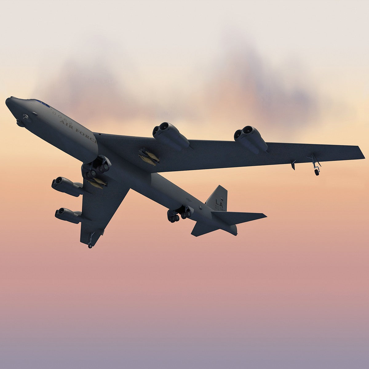 Boeing B52 3D Mode