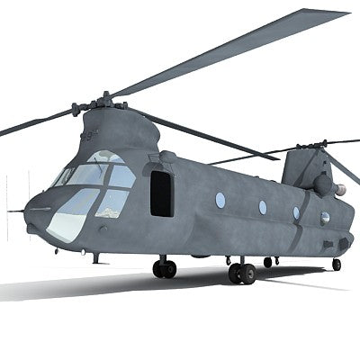 Boeing CH-47 Chinook 3D Helicopter