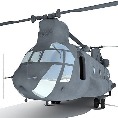 Boeing CH-47 Chinook 3D Helicopter