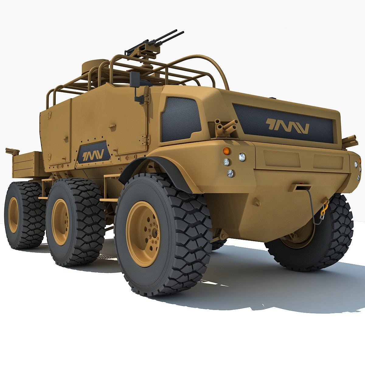 British Military Vehicle Tmv 6x6 Model