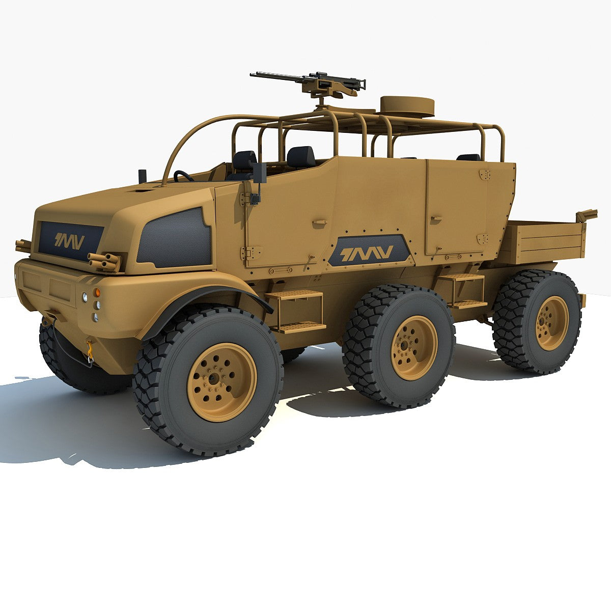 British Military Vehicle 3D Model
