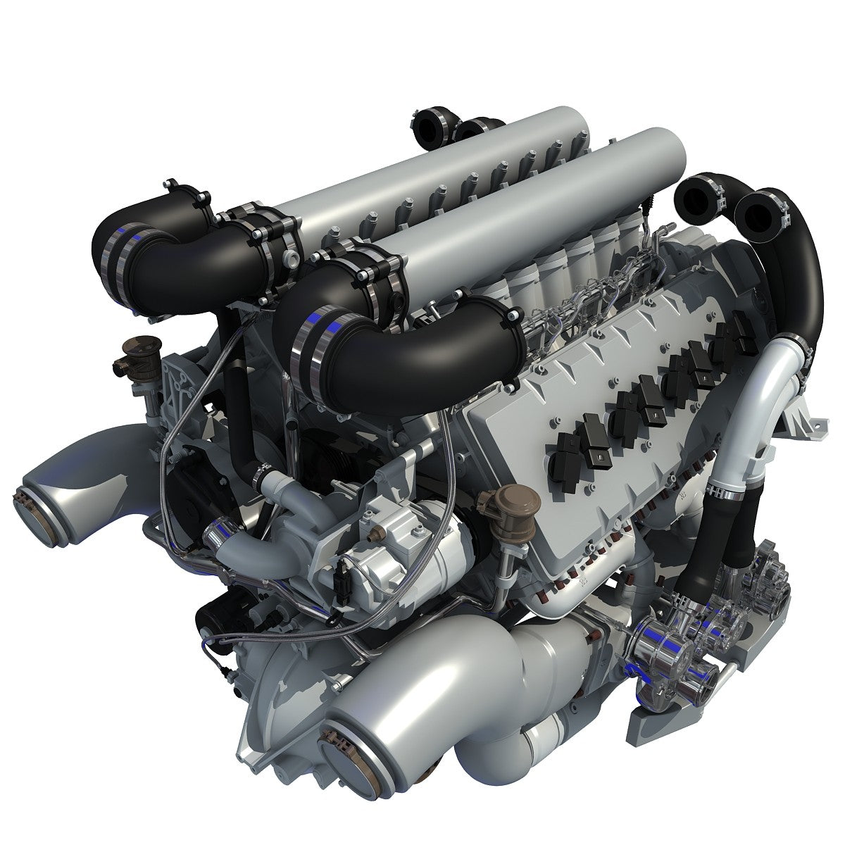 W16 Enginei Bugatti Veyron W16 Engine 3D Model – 3D Horse
