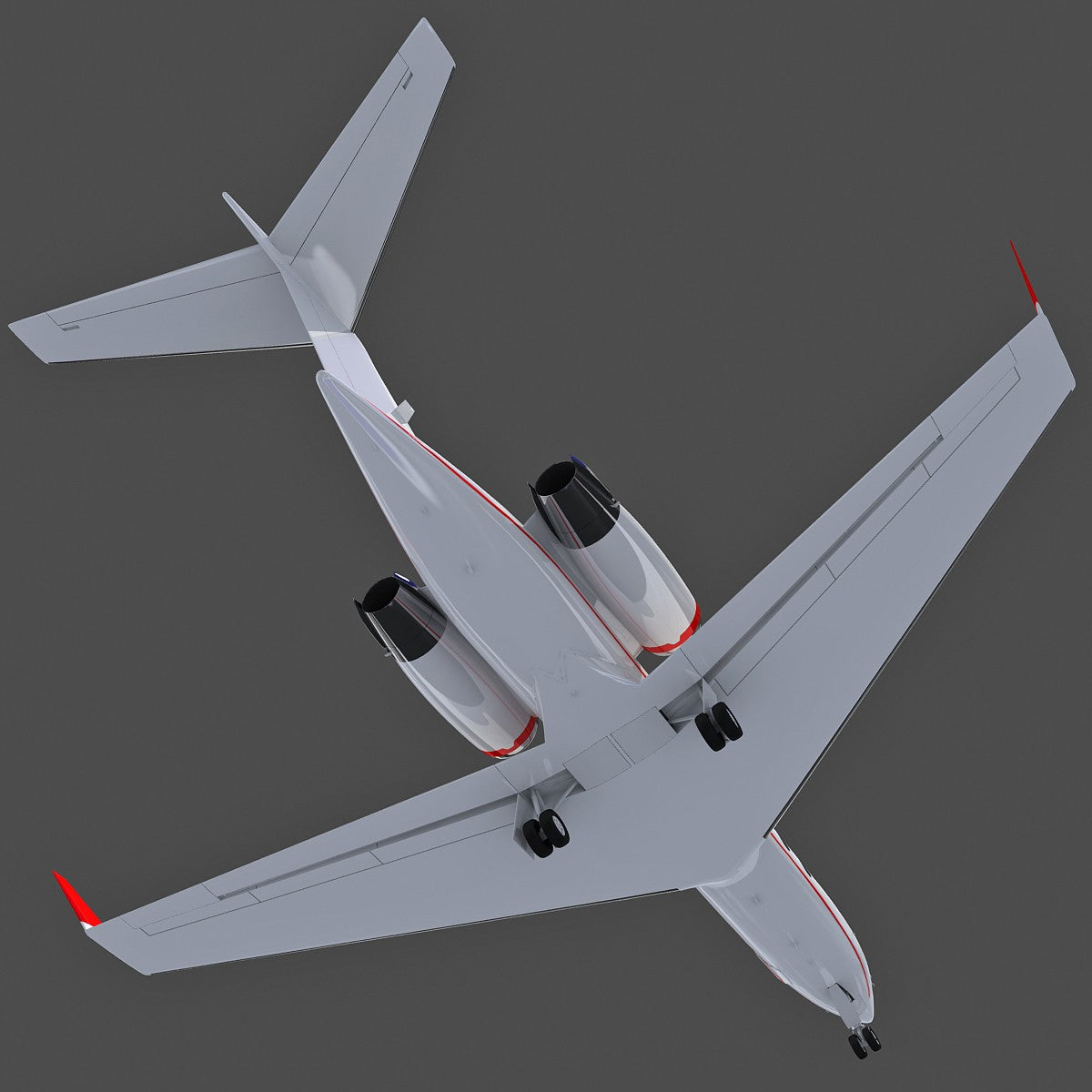 Business Jet 3D Model