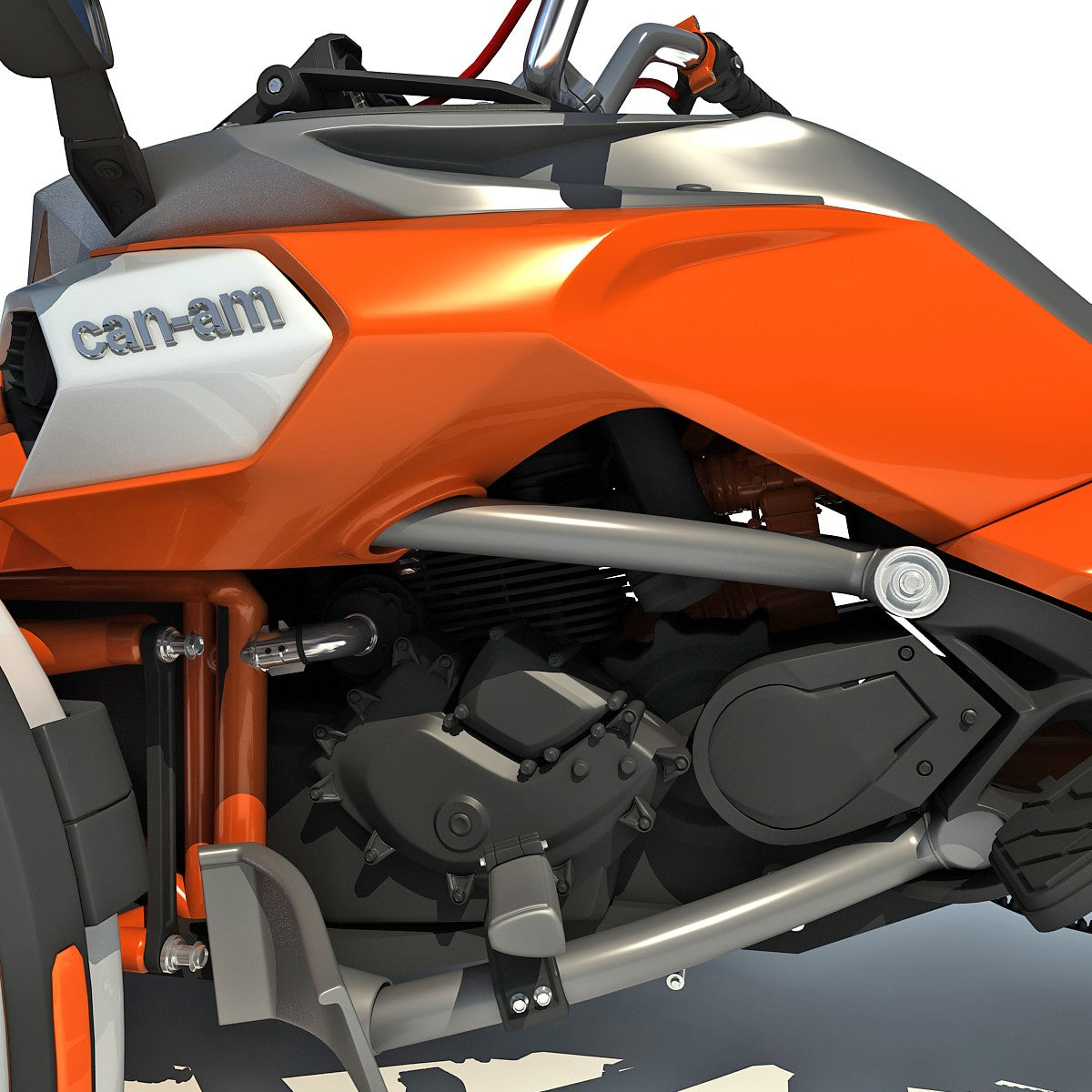 Can-Am Spyder 3 Wheel Motorcycle Model