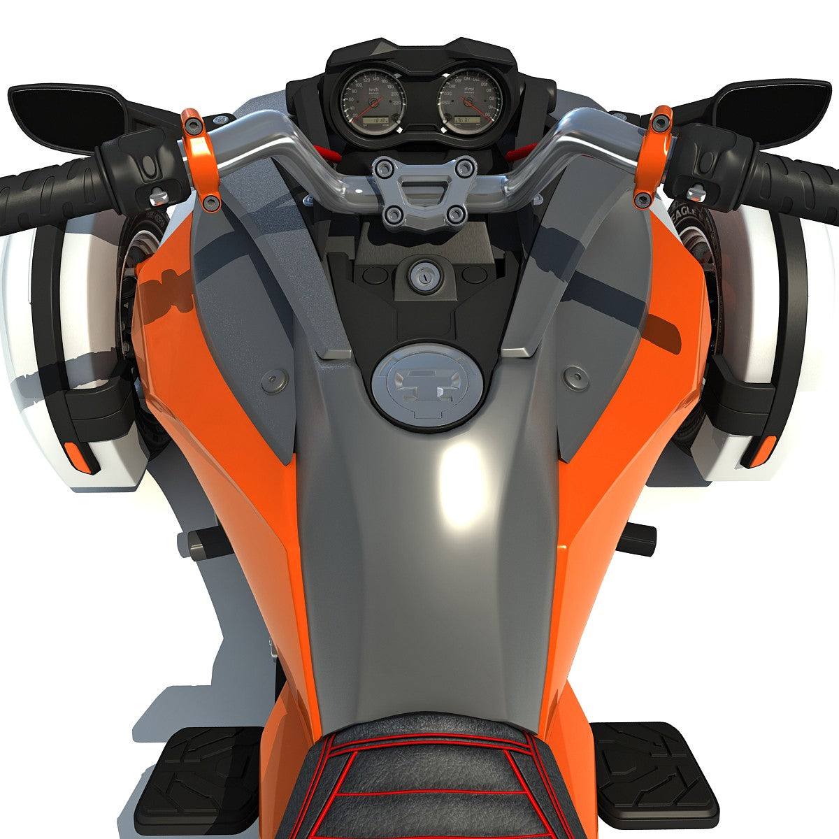 Can-Am Spyder 3 Wheel Motorcycle Model