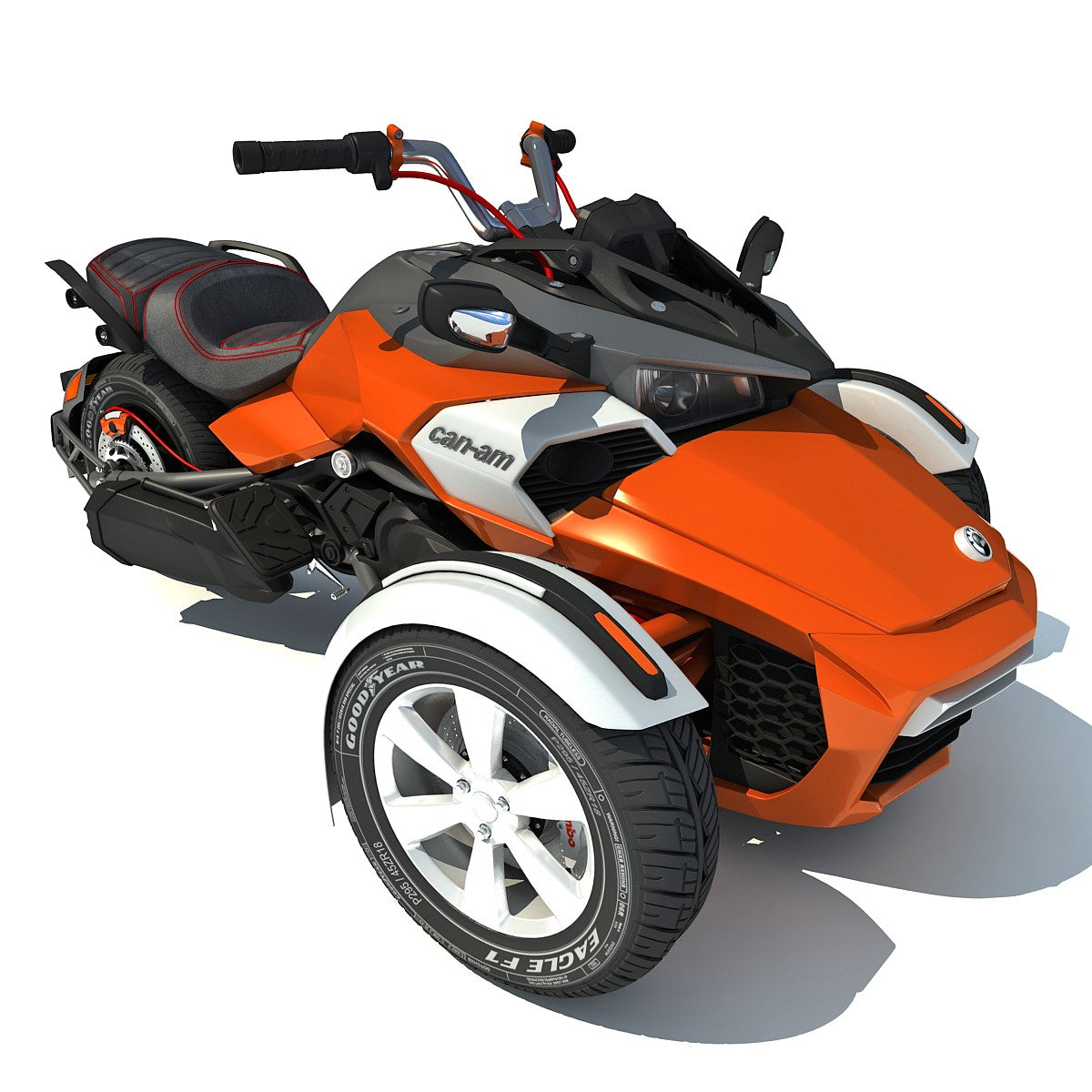 Can-Am Spyder 3 Wheel Motorcycle Model