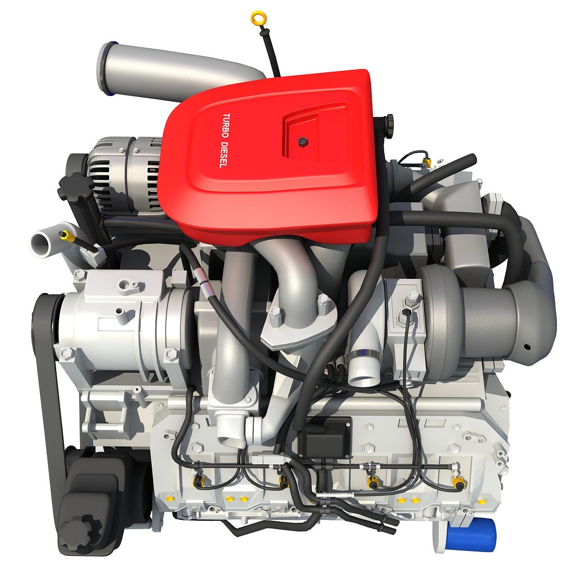 Car Engine 3D Model