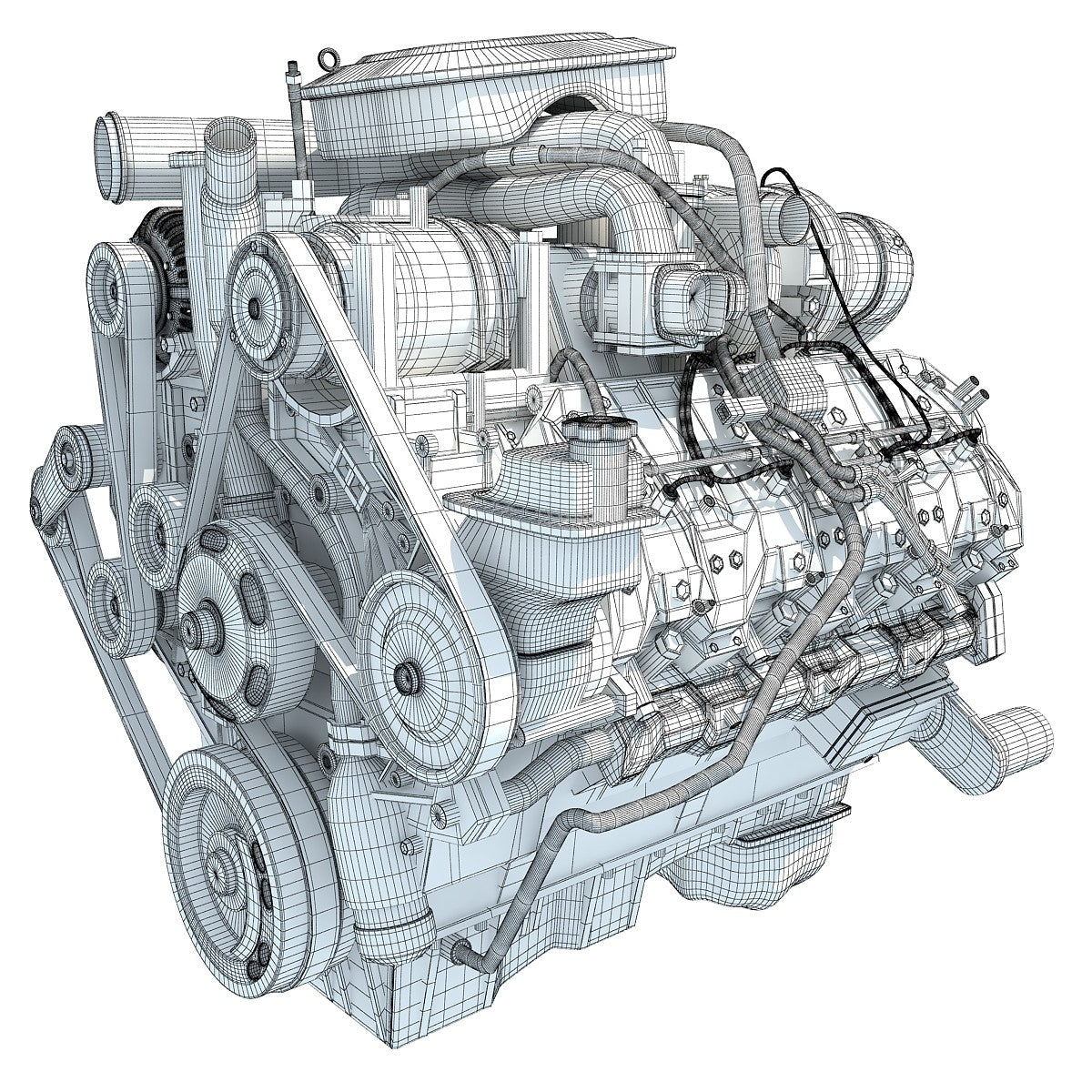 Car Engine 3D Models