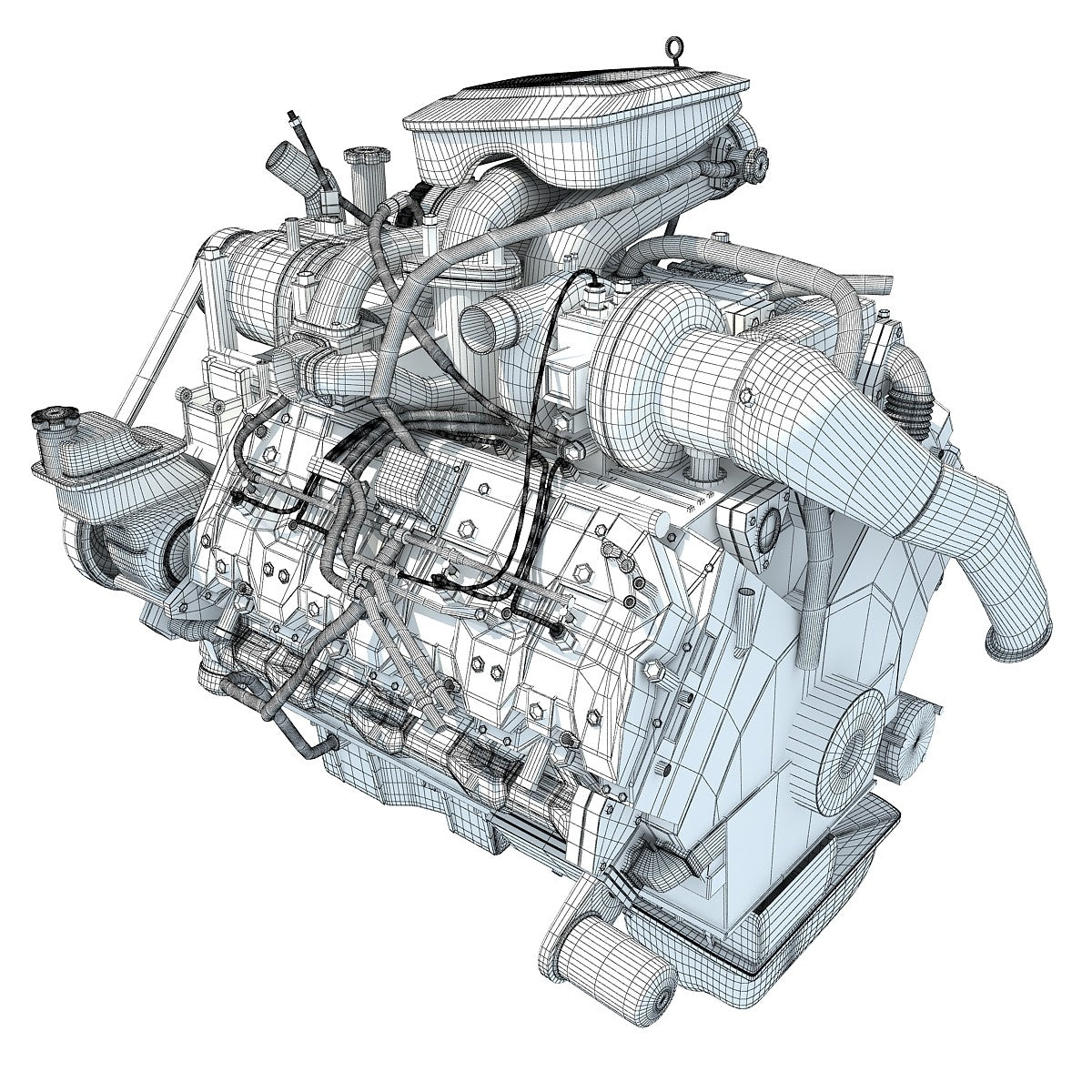 Car Engine 3D Models