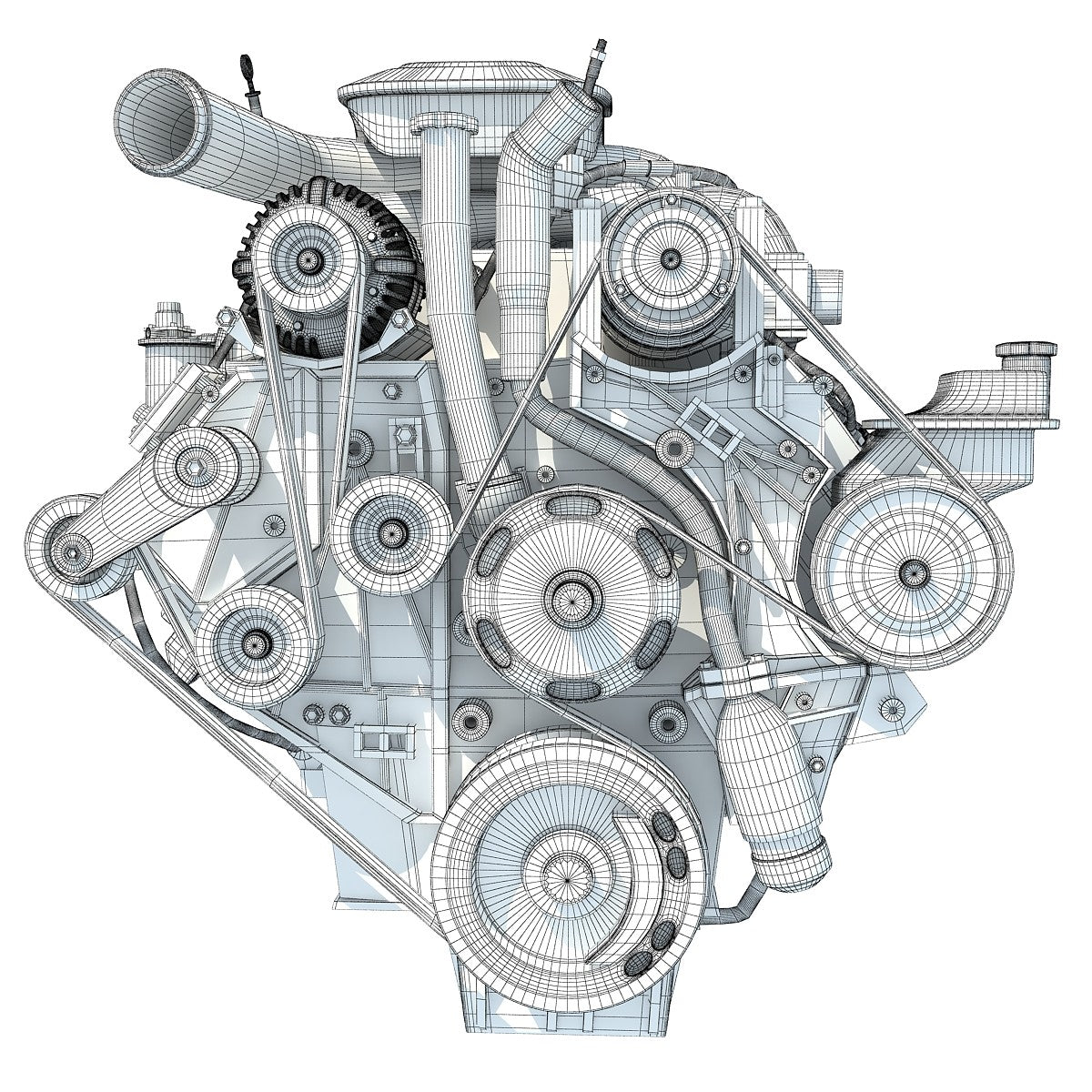 Car Engine 3D Models