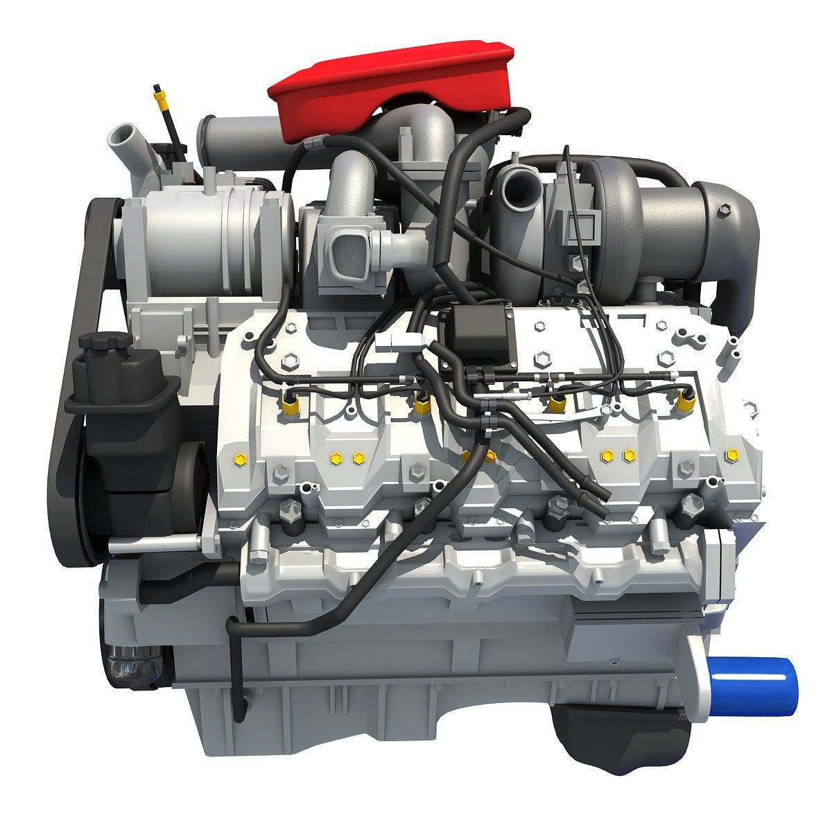 Car Engine 3D Model