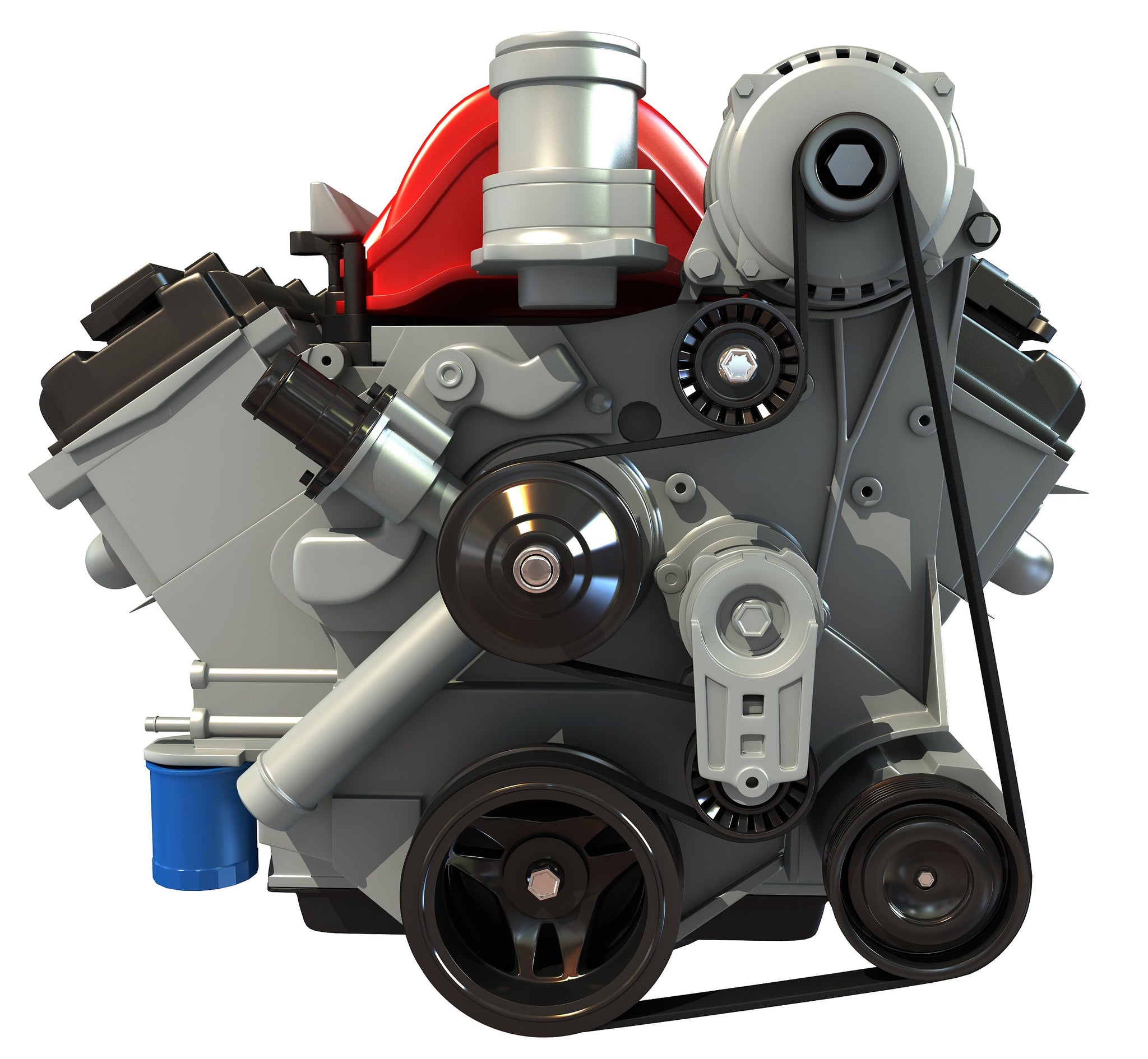 Car Engine 3D Model