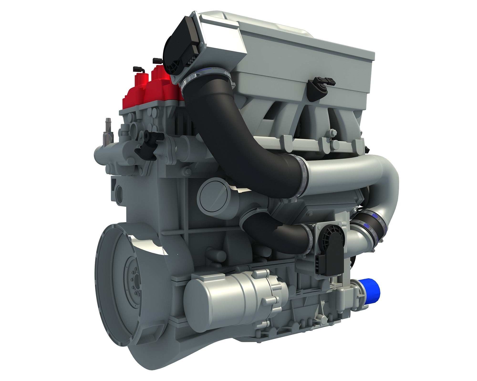 Car Engine 3d Model
