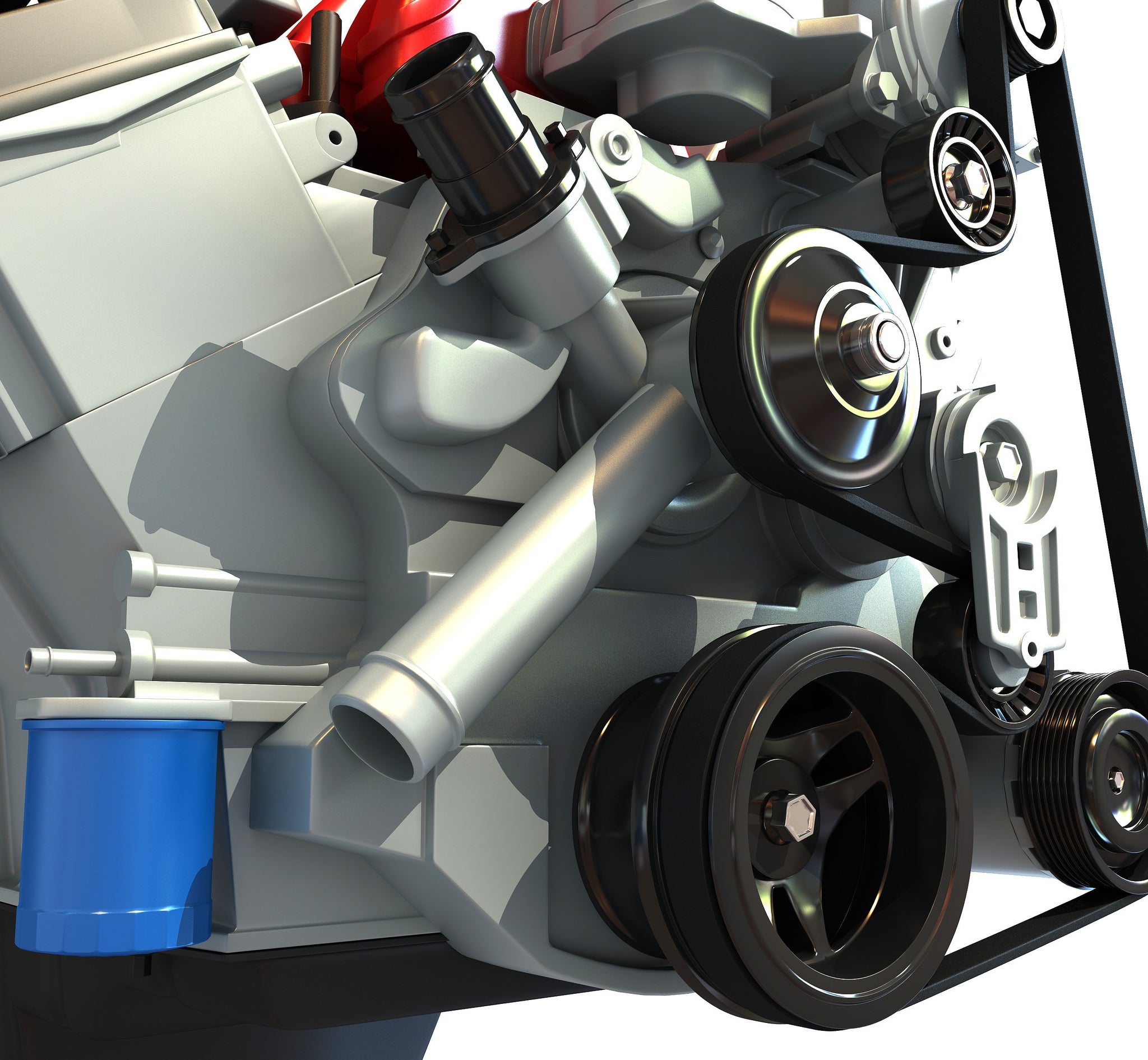 Car Engine 3D Model