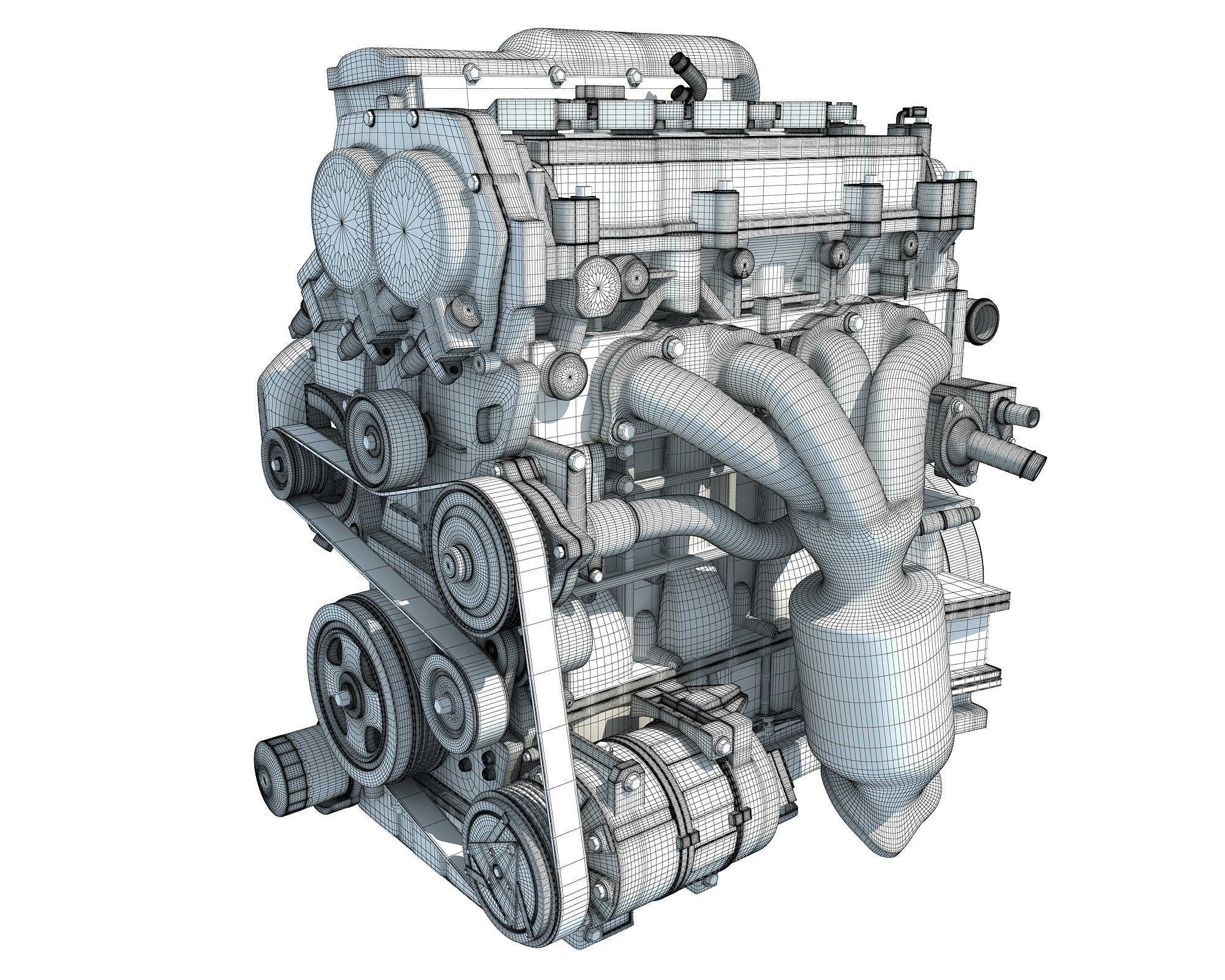 Car Engine 3d Models