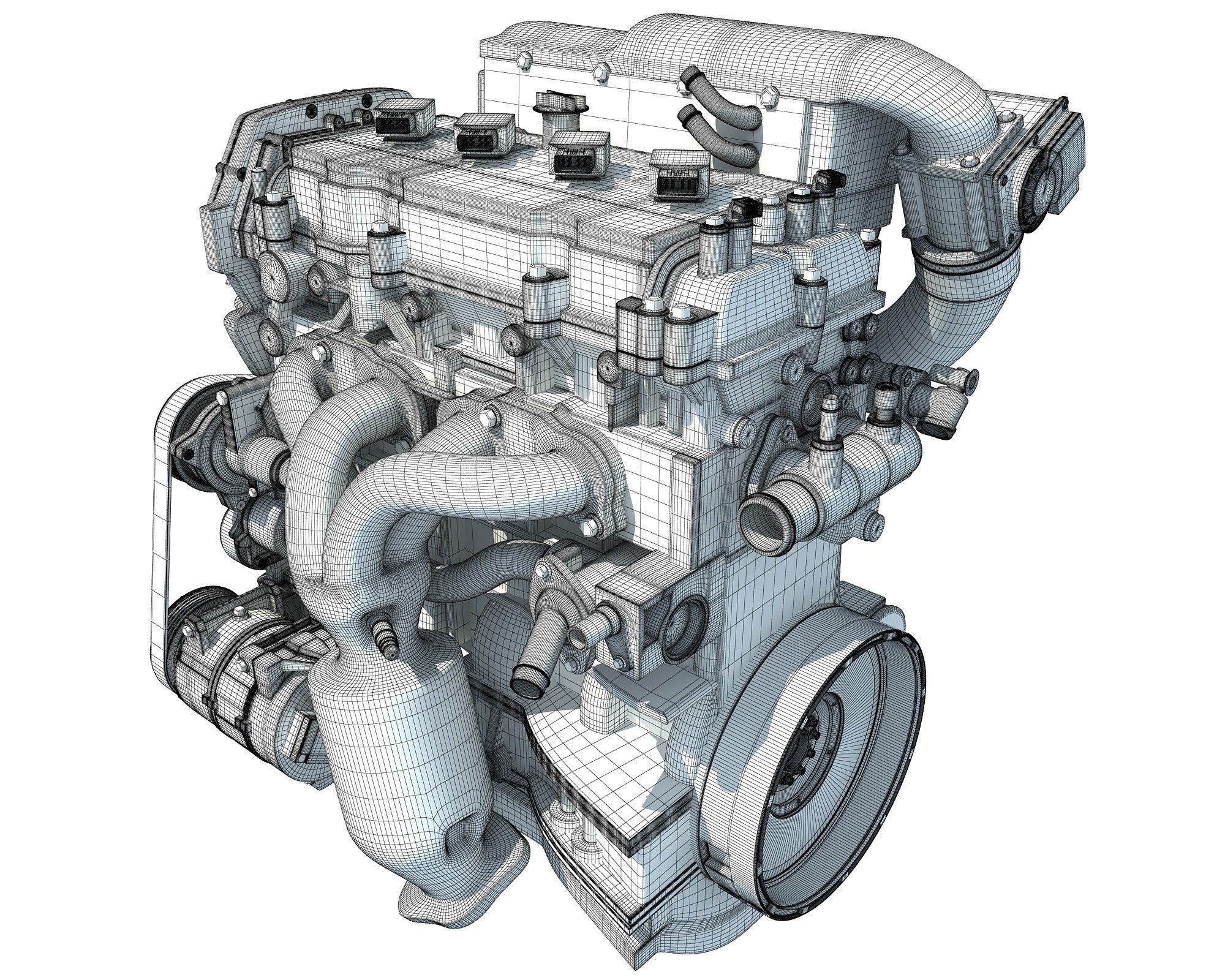 Car Engine 3d Models