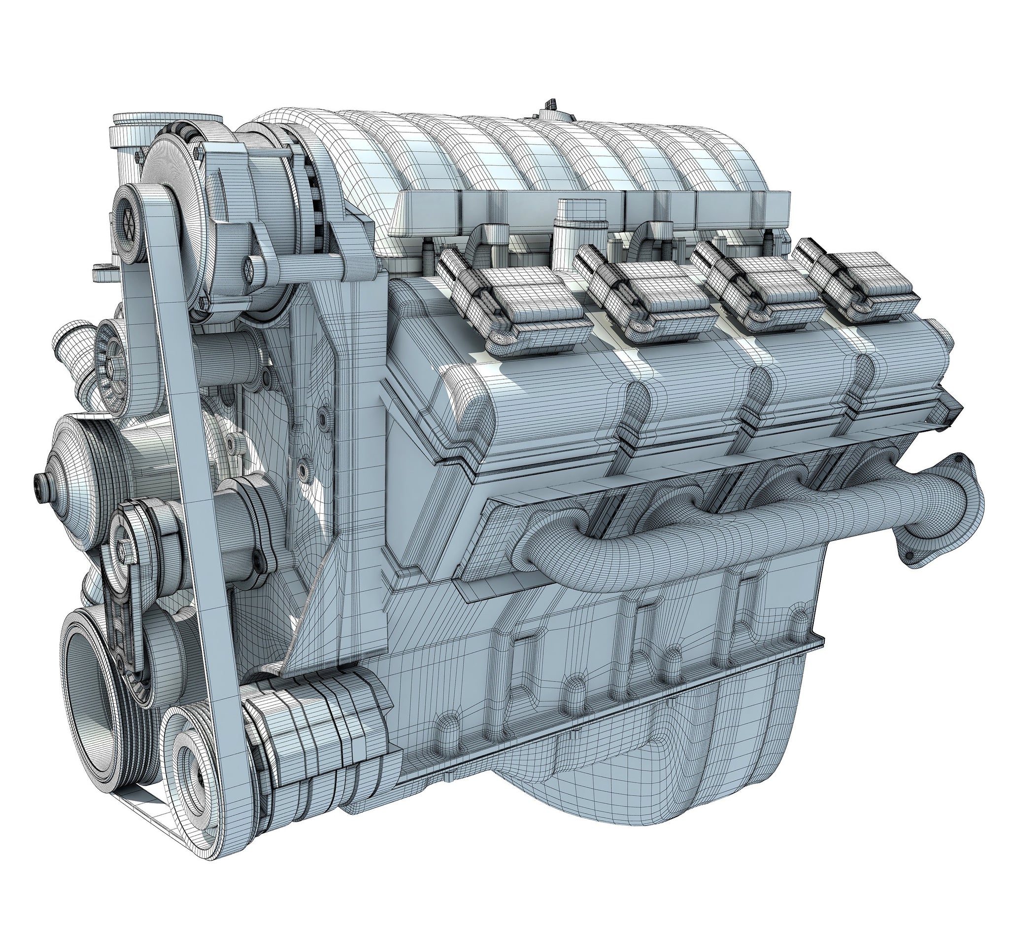 Car Engine 3D Models