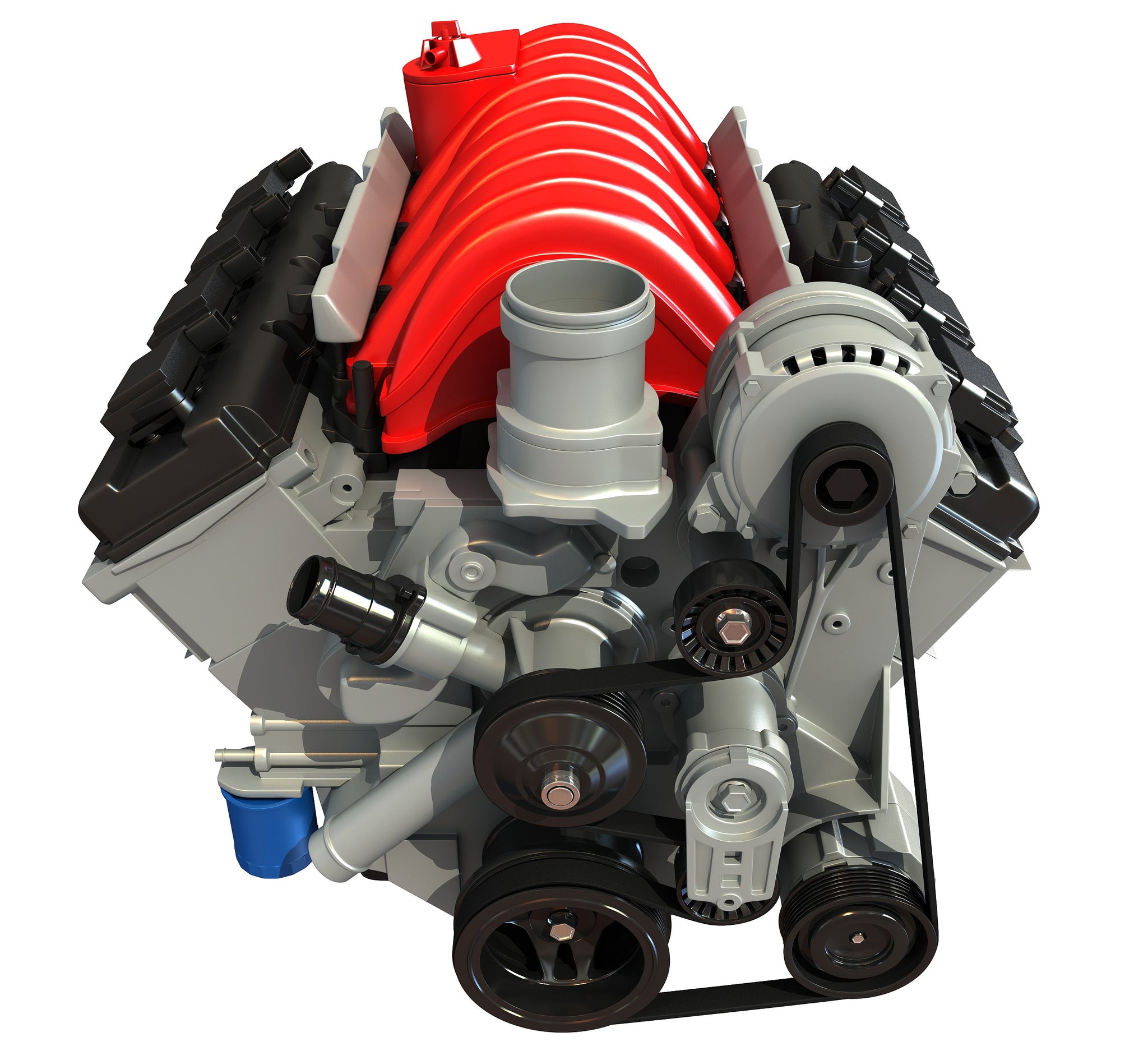 Car Engine 3D Model