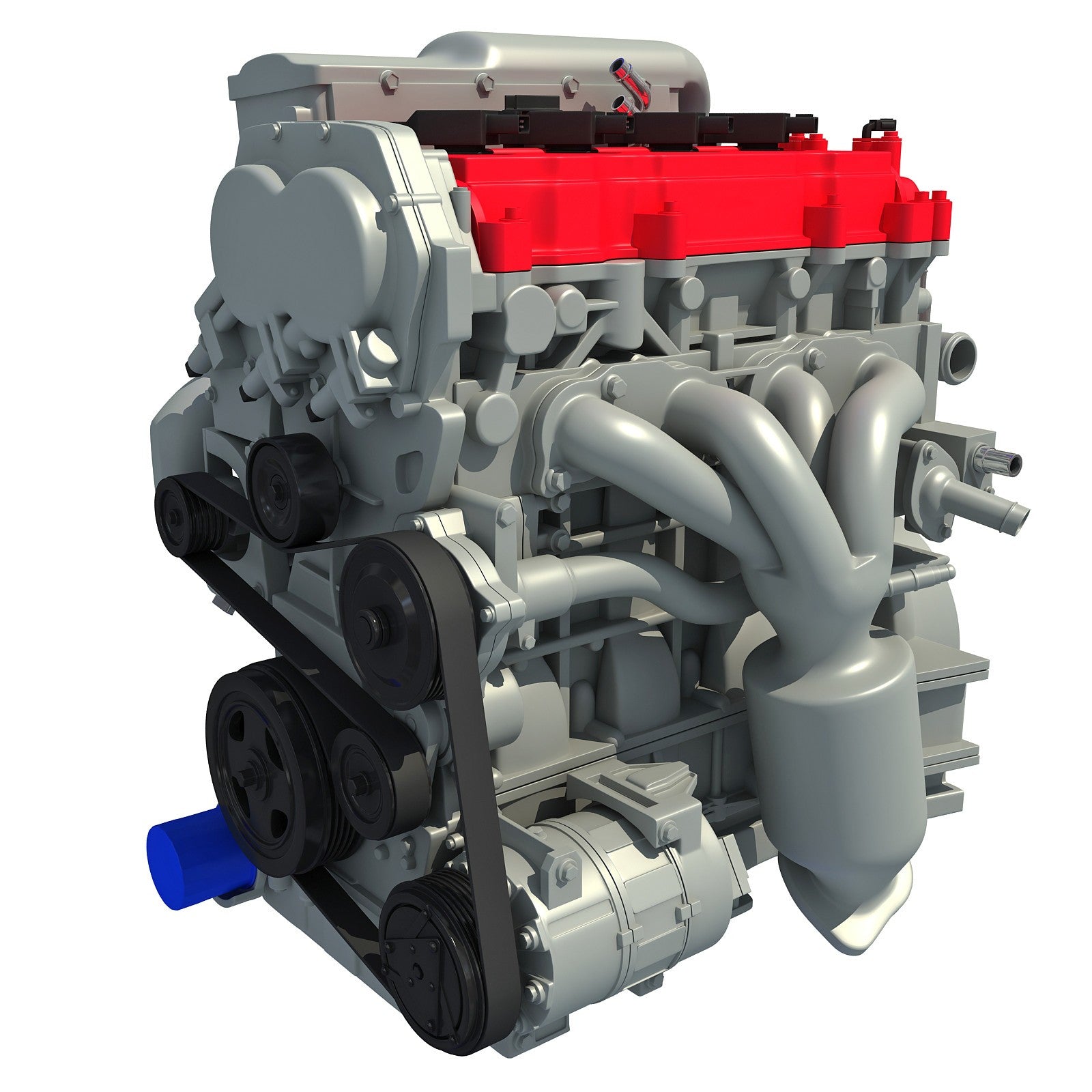 Car Engine 3d Model