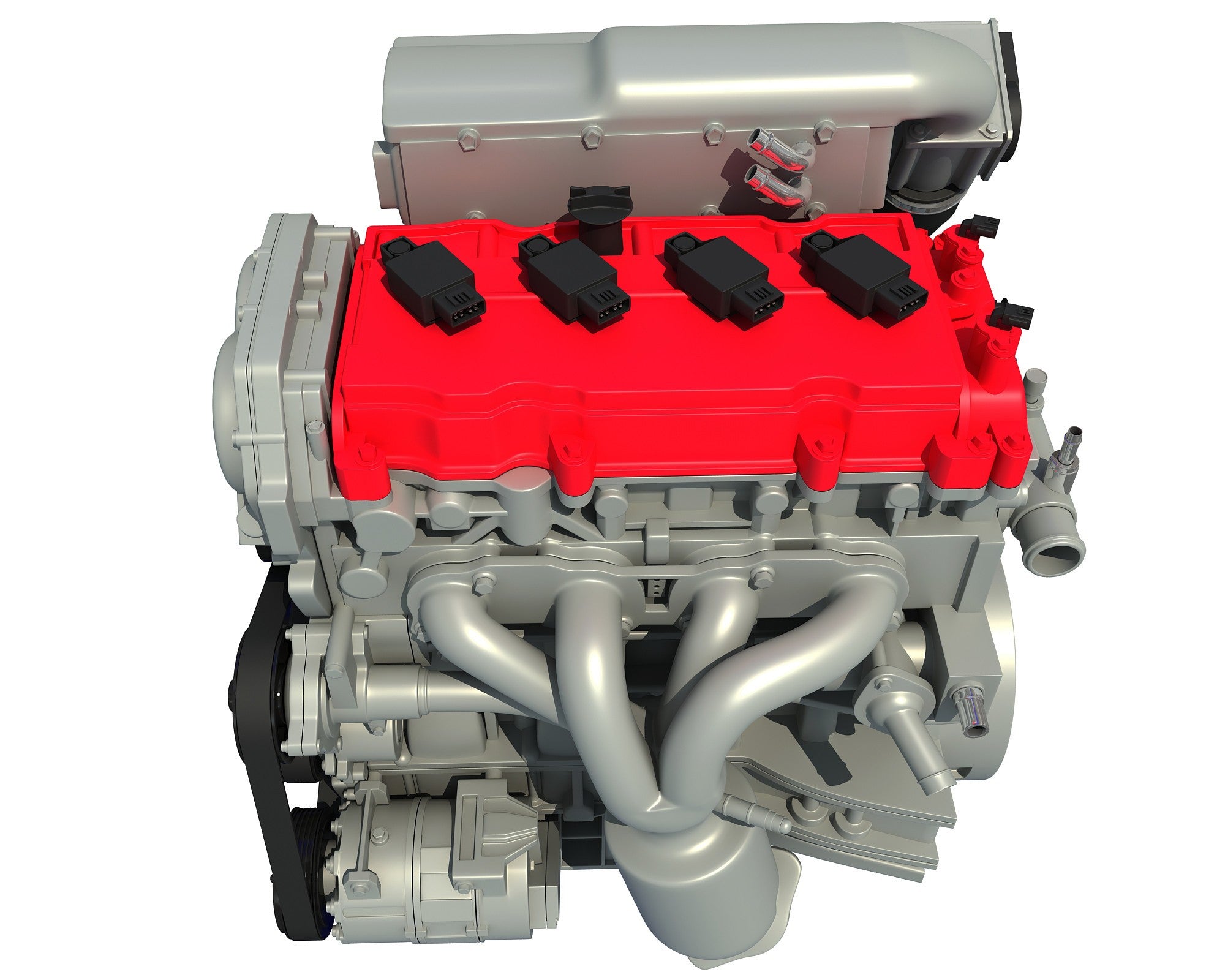 Car Engine 3d Model
