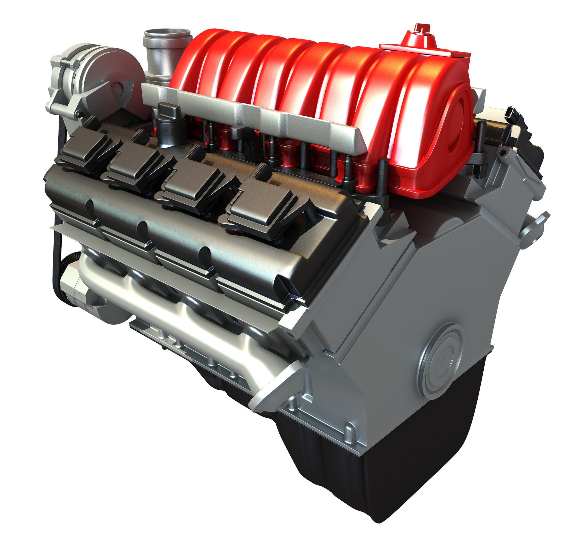 Car Engine 3D Model