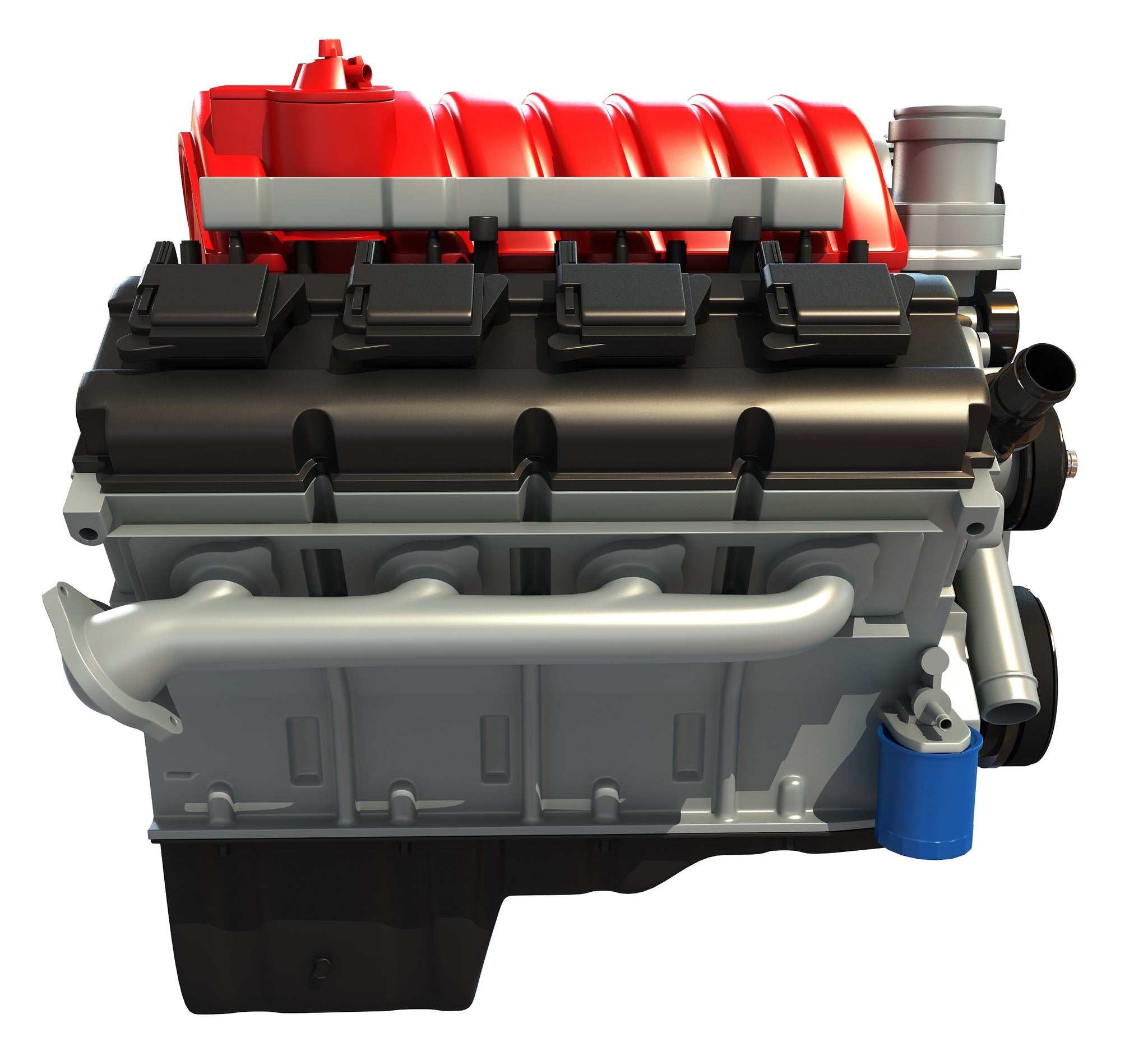 Car Engine 3D Model