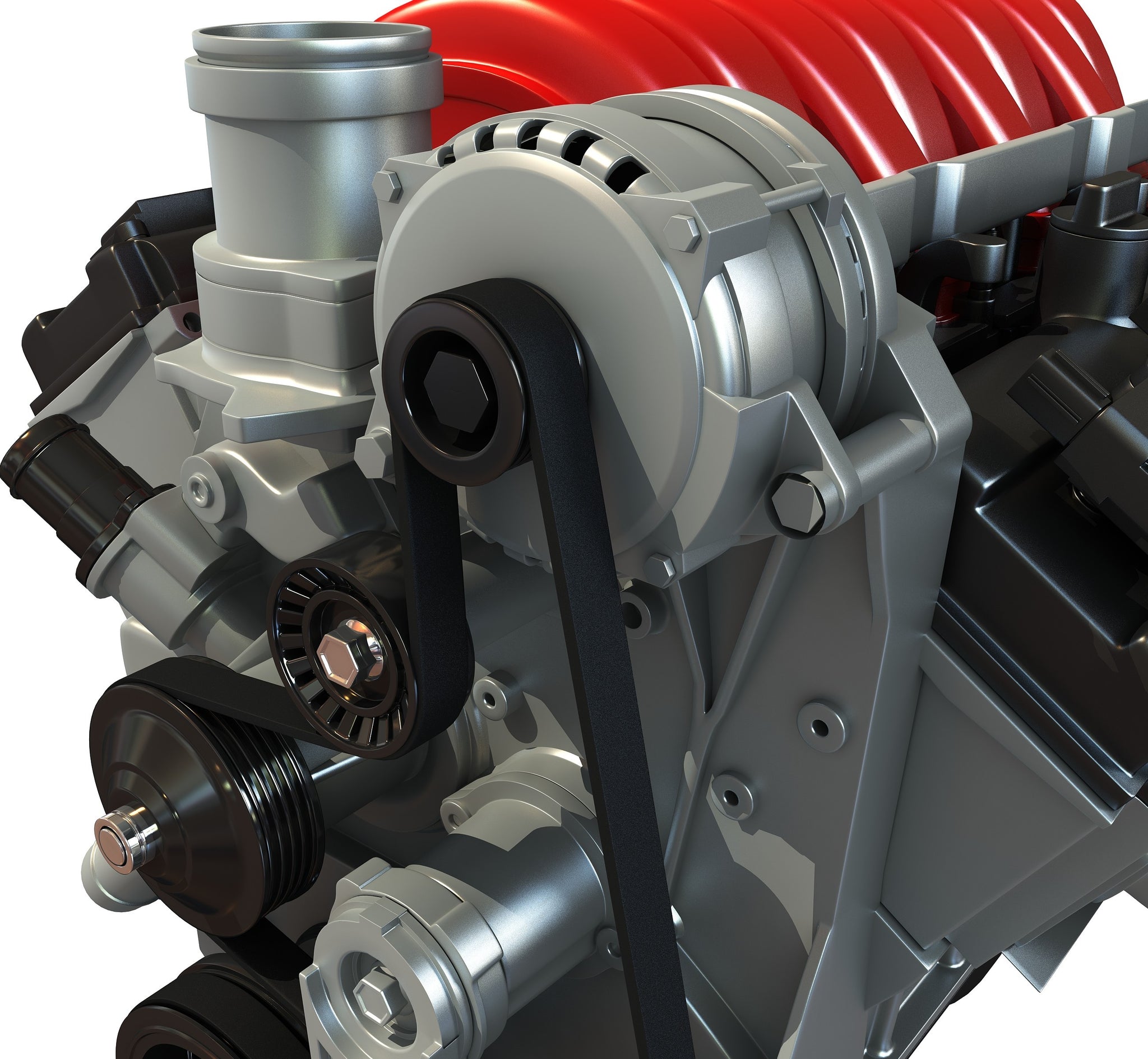 Car Engine 3D Model