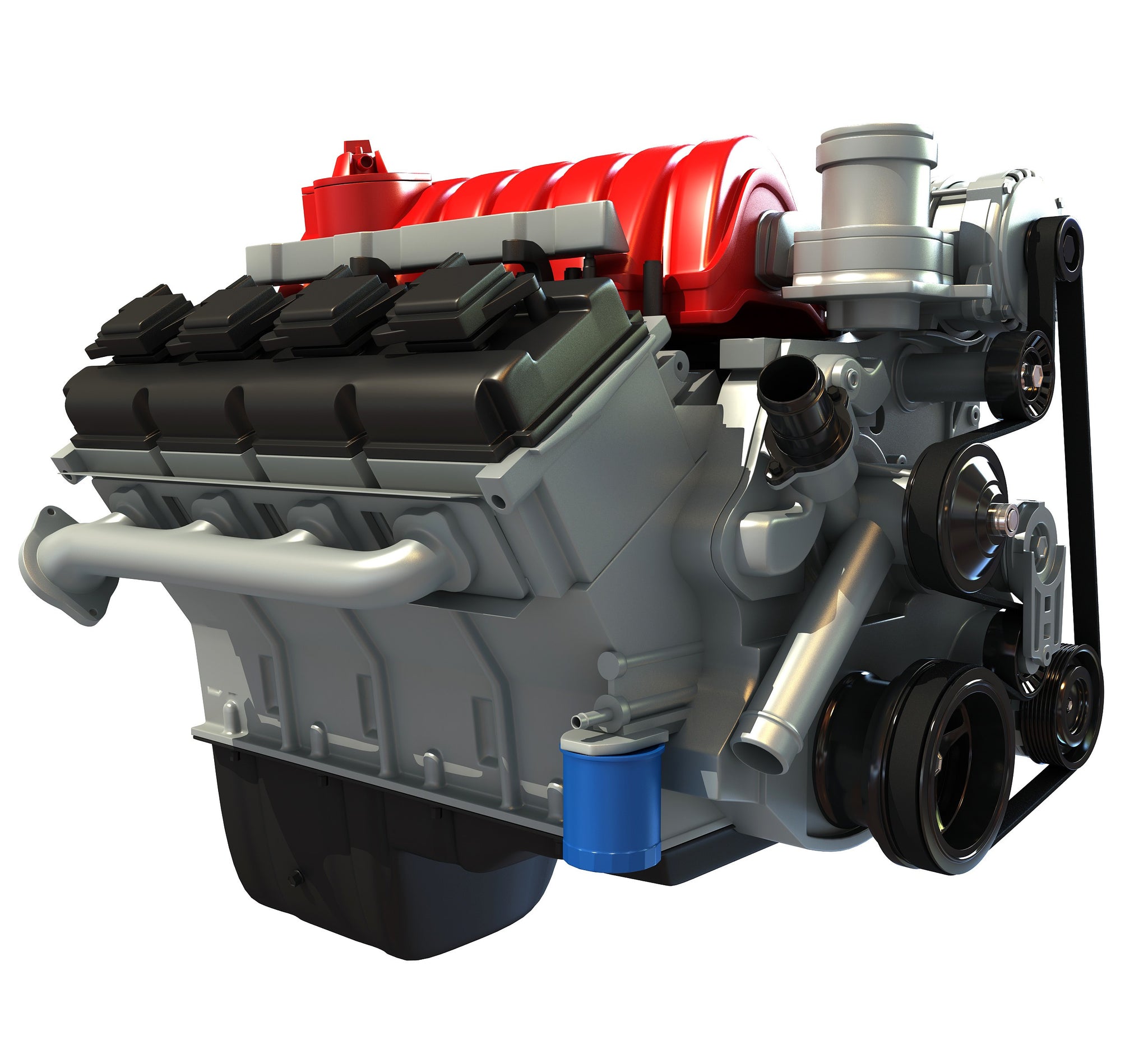 Car Engine 3D Model