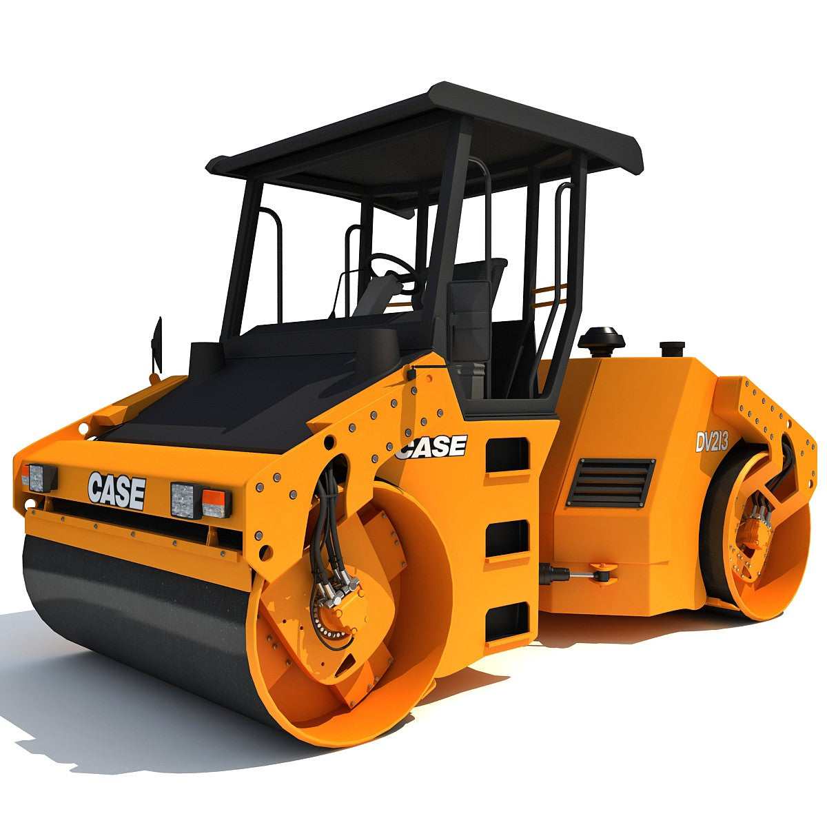 Asphalt Compactor 3D Models