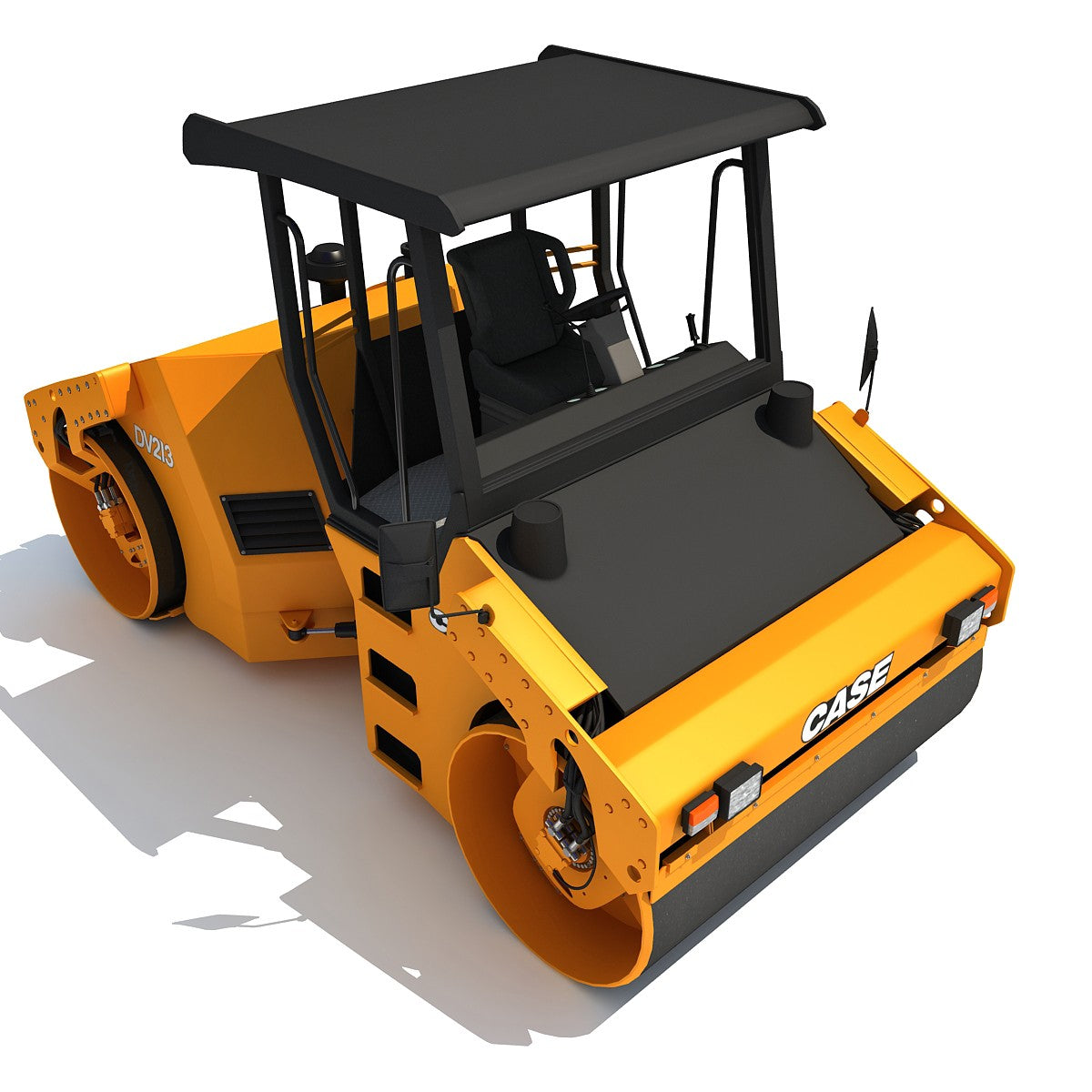 Asphalt Compactor 3D Models