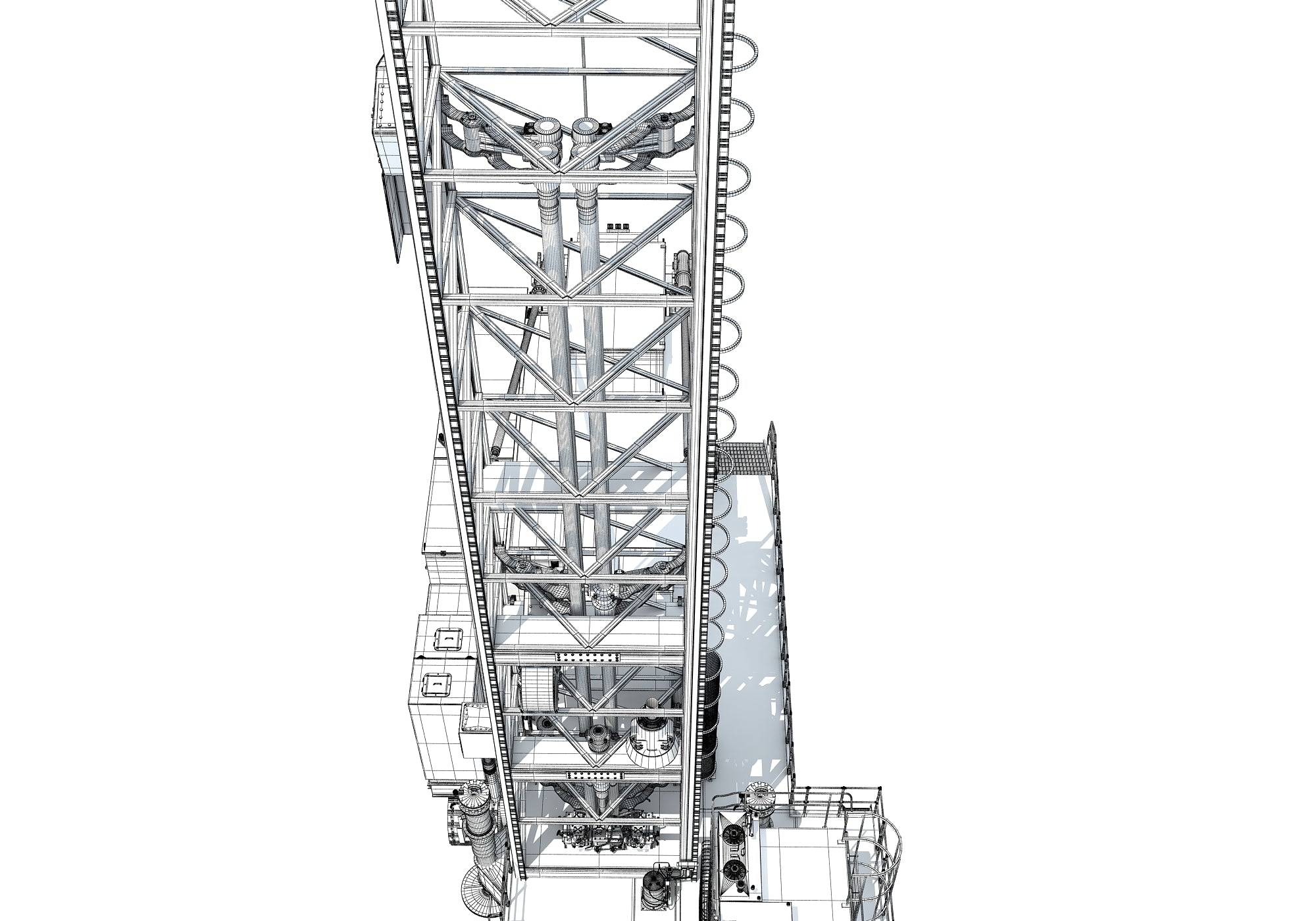 CAT Rotary Drilling Rig – 3D Horse