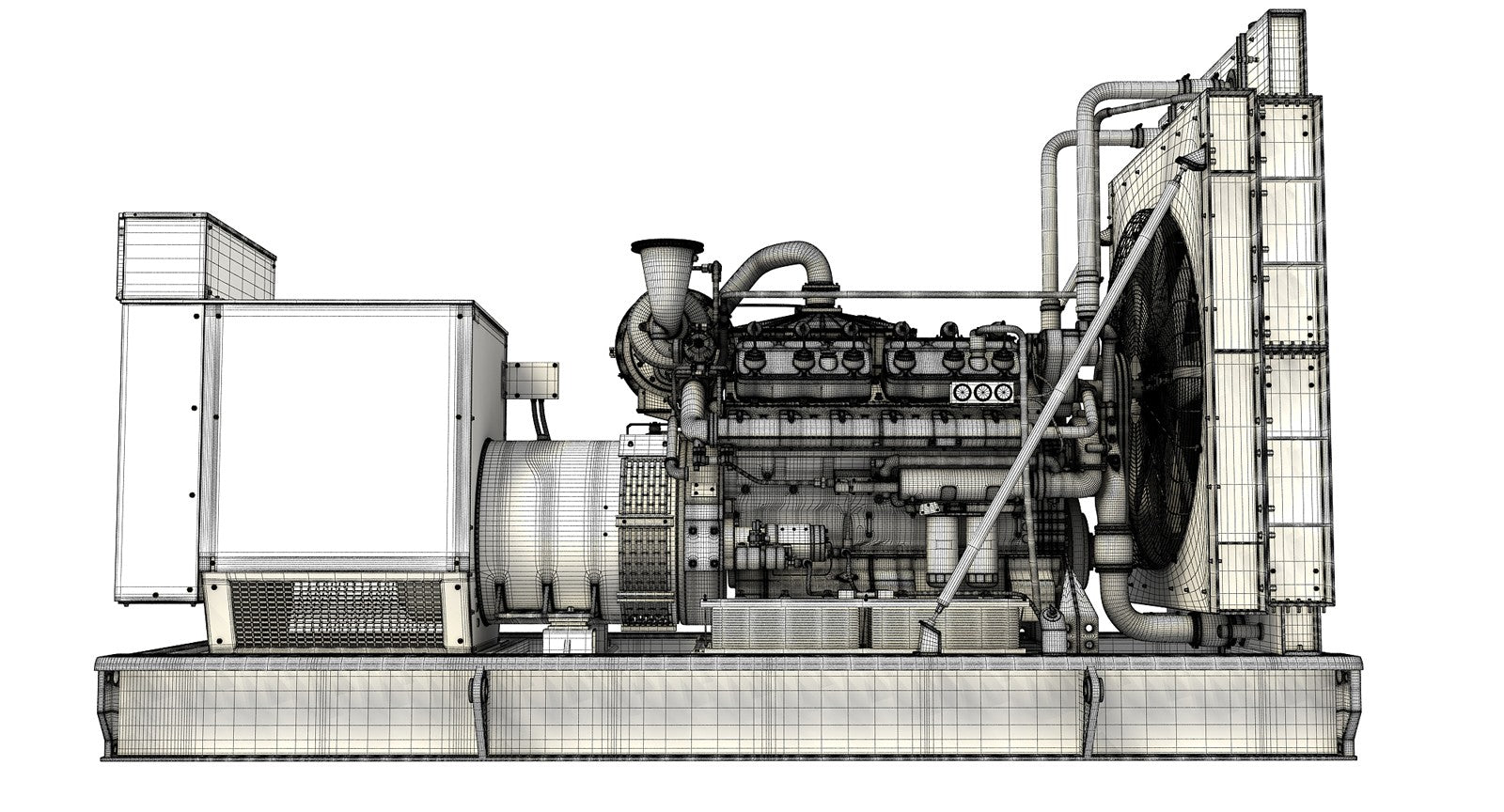 Cat Engine 3D Model