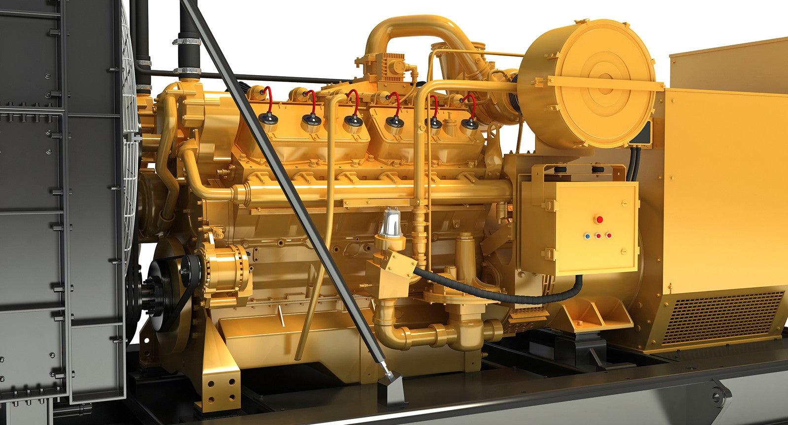 Gas Generator Engine 3D Model