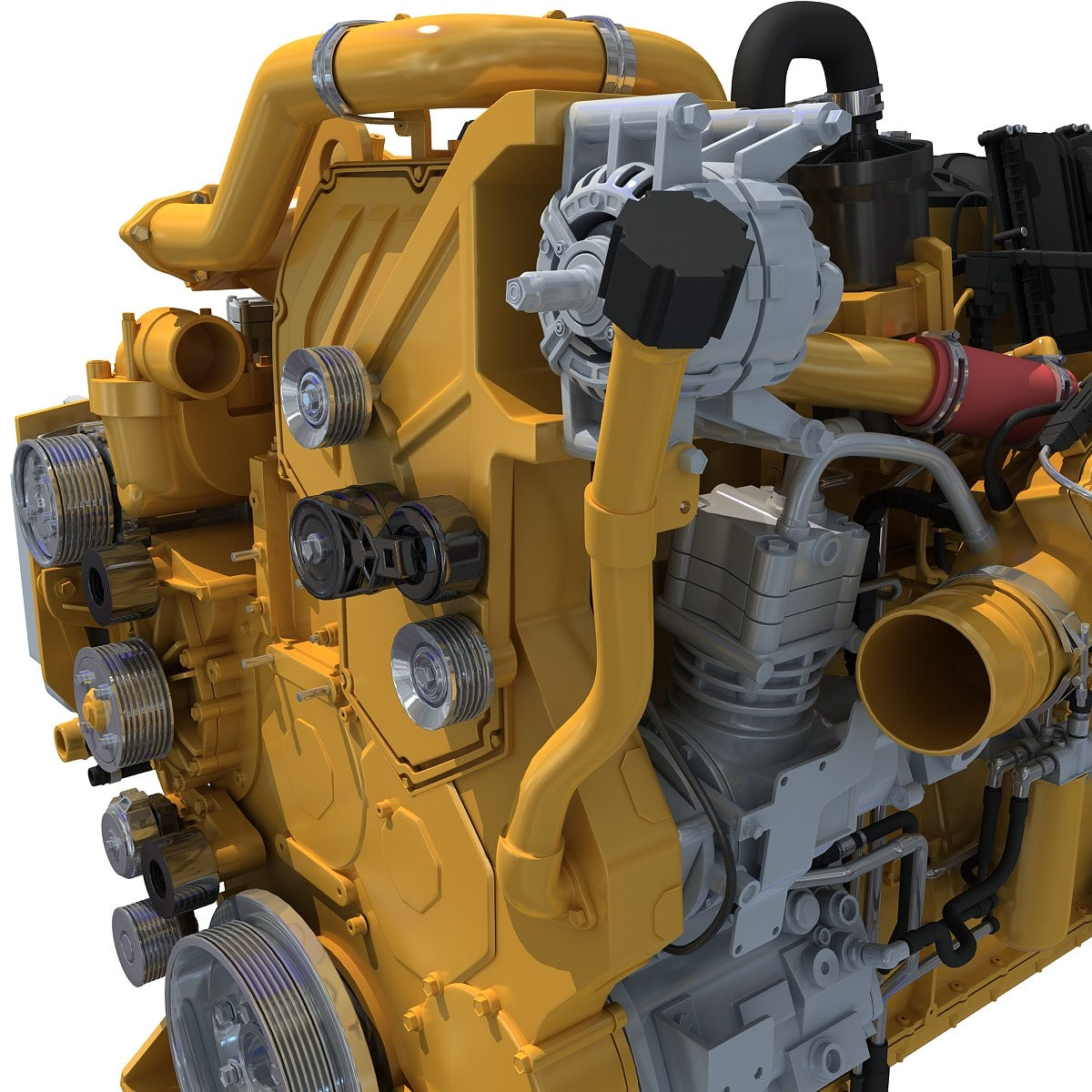 3D Truck Engine