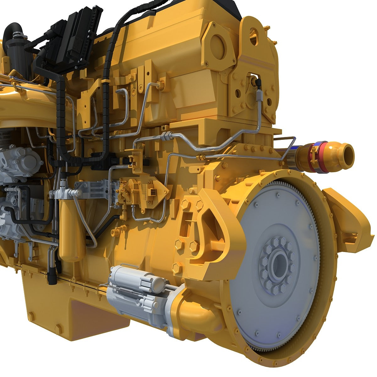 3D Truck Engine