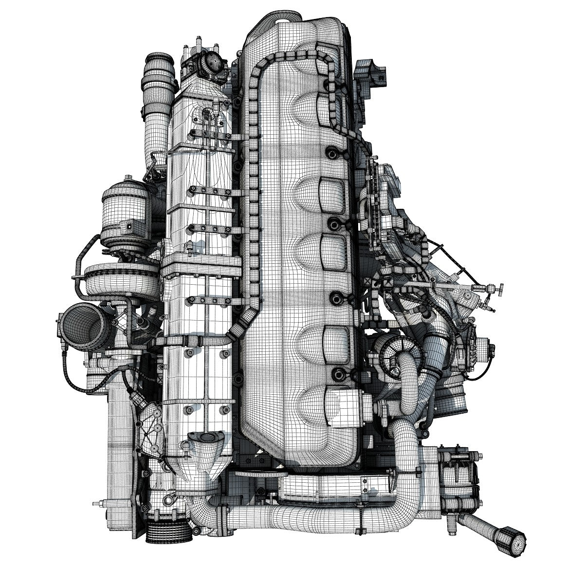 3D Truck Engine