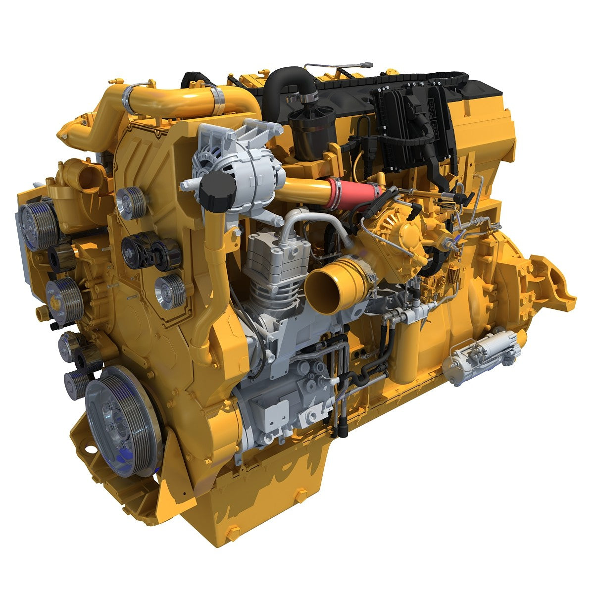 3D Truck Engine Models