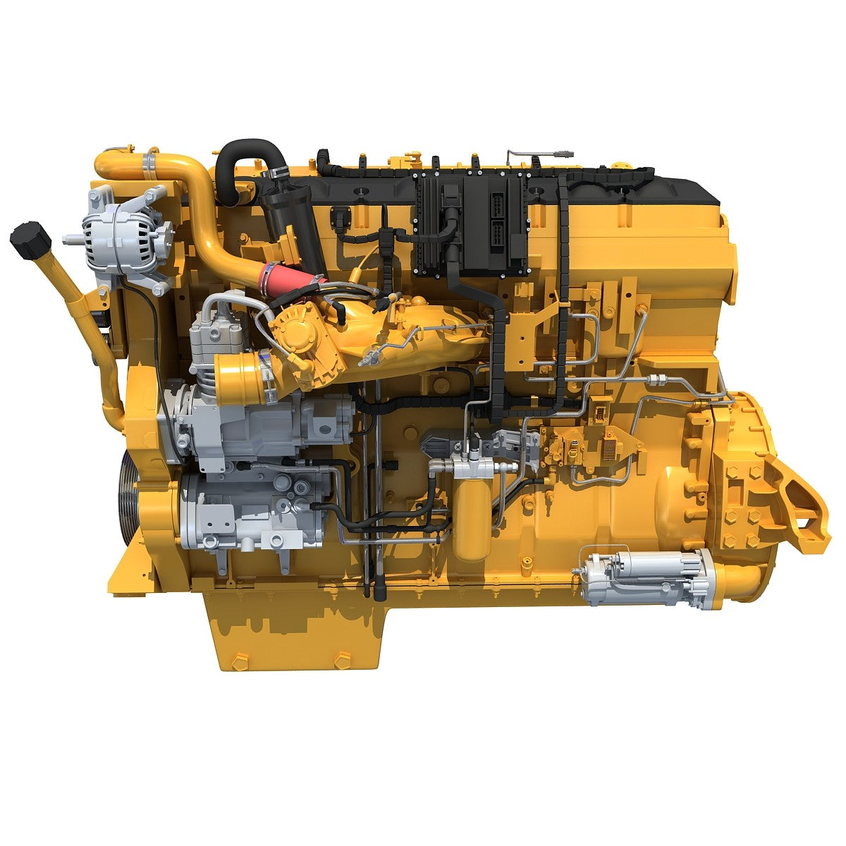 3D Truck Engine Models