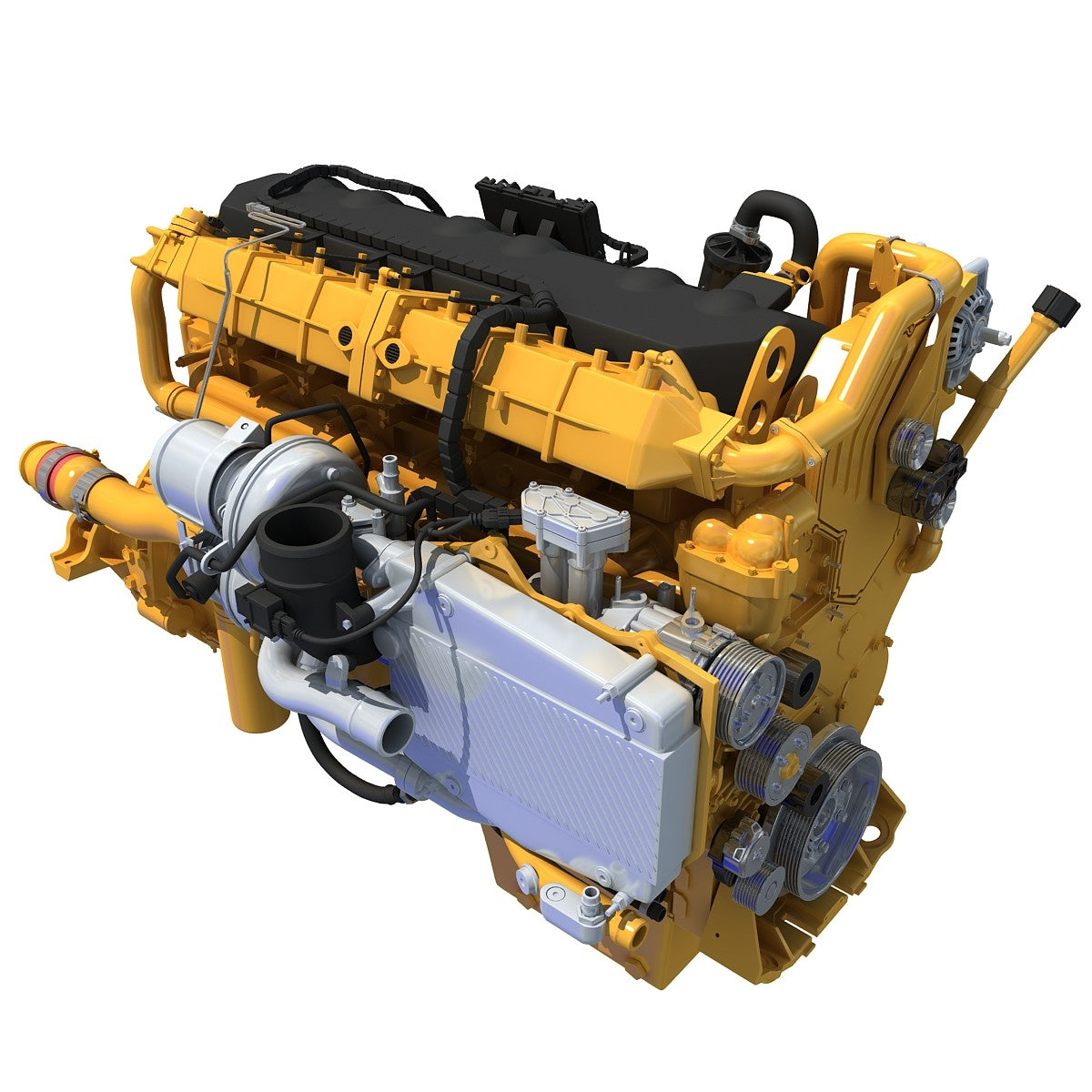 3D Truck Engine Models
