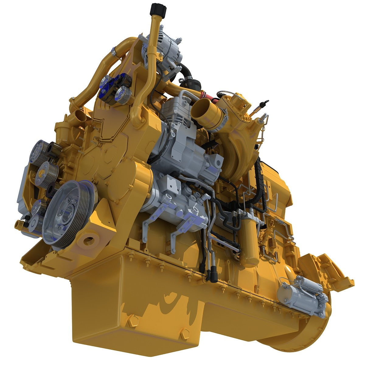 3D Truck Engine Models