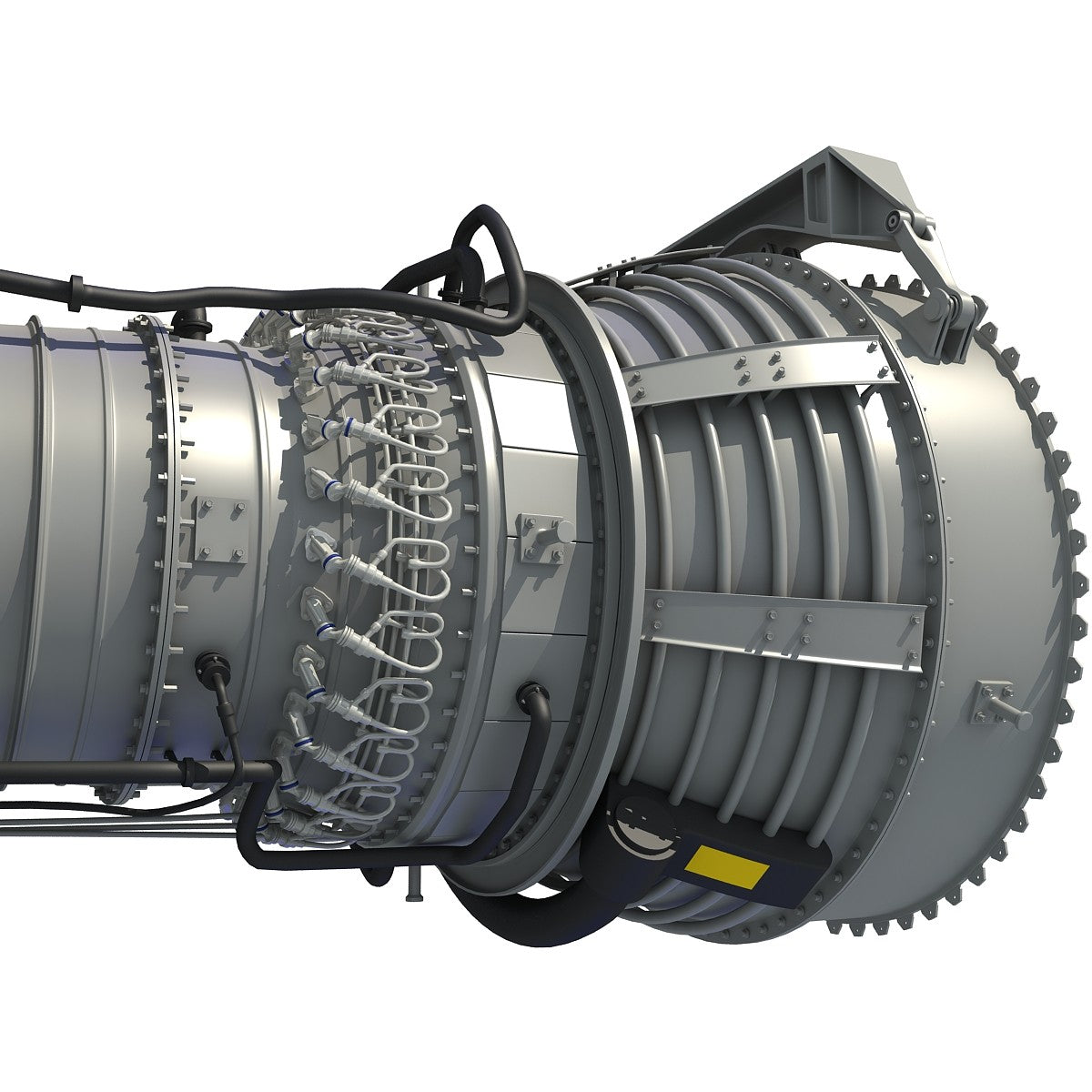 Turbofan Engine 3D Model