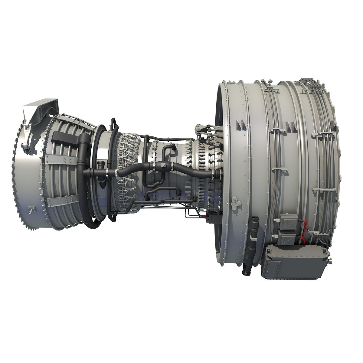 Turbofan Engine 3D Model