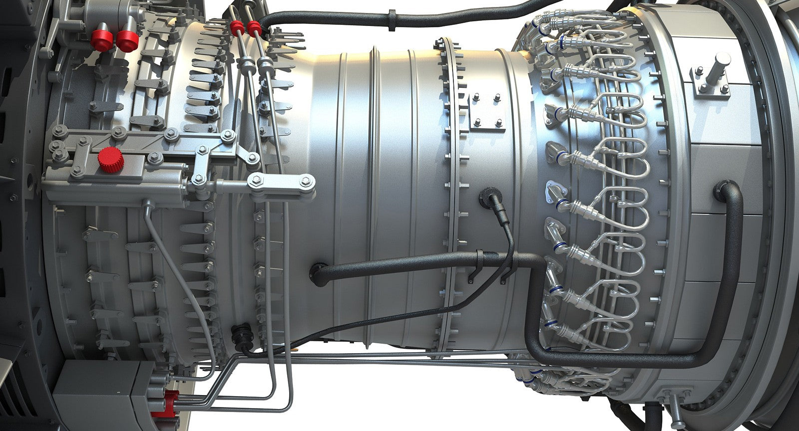 CFM56 Turbofan Engine 3D Model