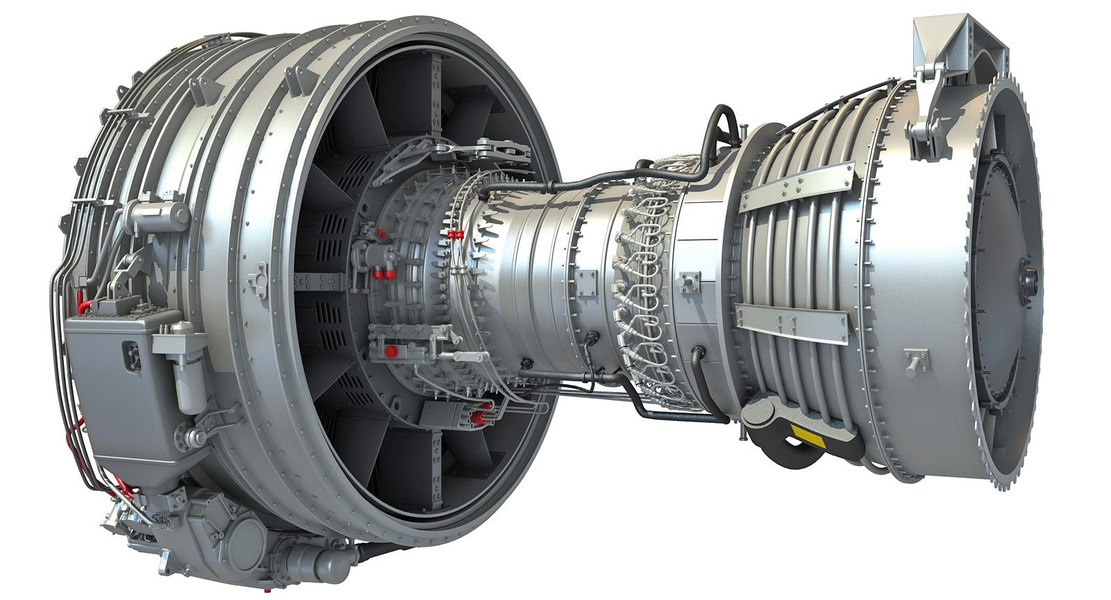 CFM56 Turbofan Engine 3D Model