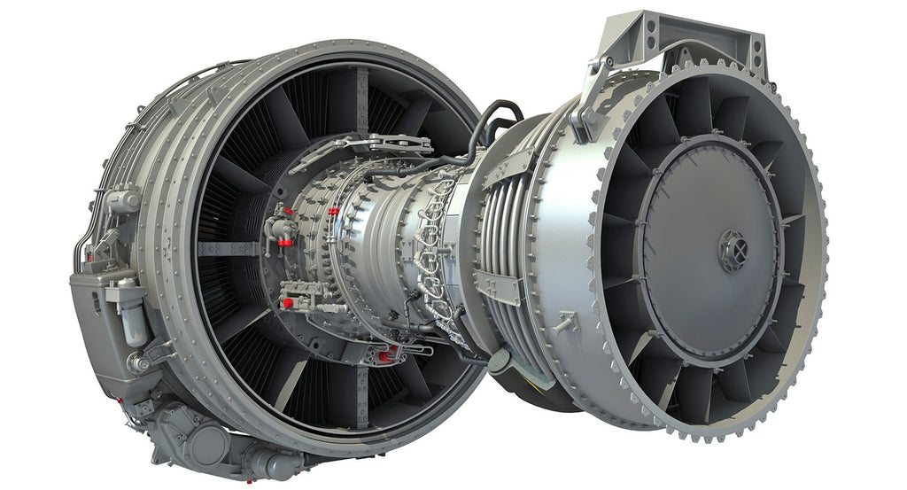 CFM56 Turbofan Engine 3D Model
