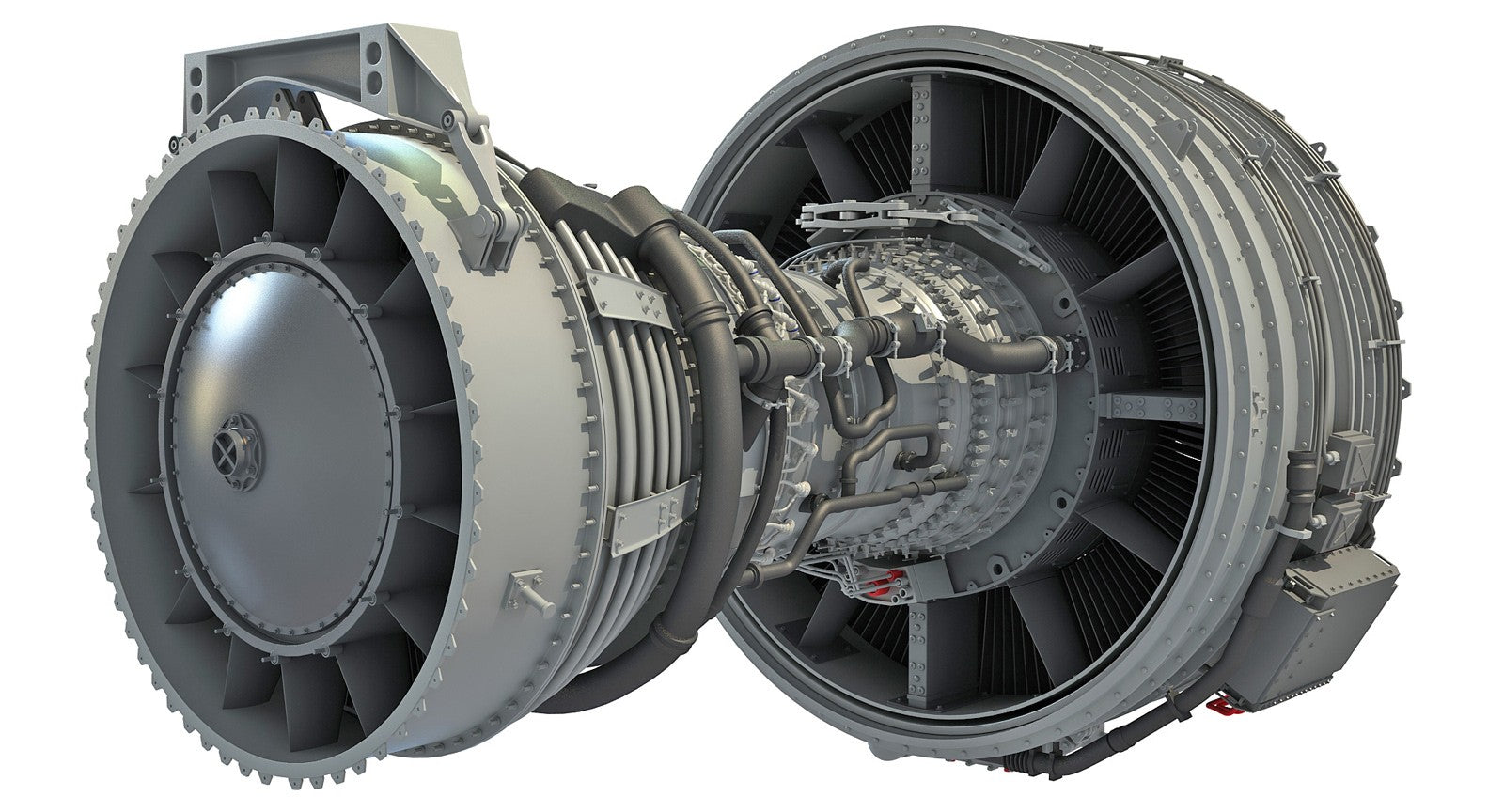 CFM56 Turbofan Engine 3D Model
