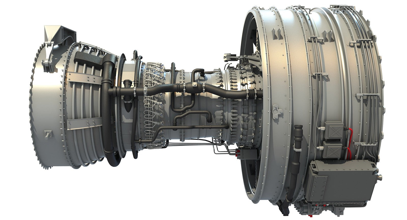 CFM56 Turbofan Engine 3D Model