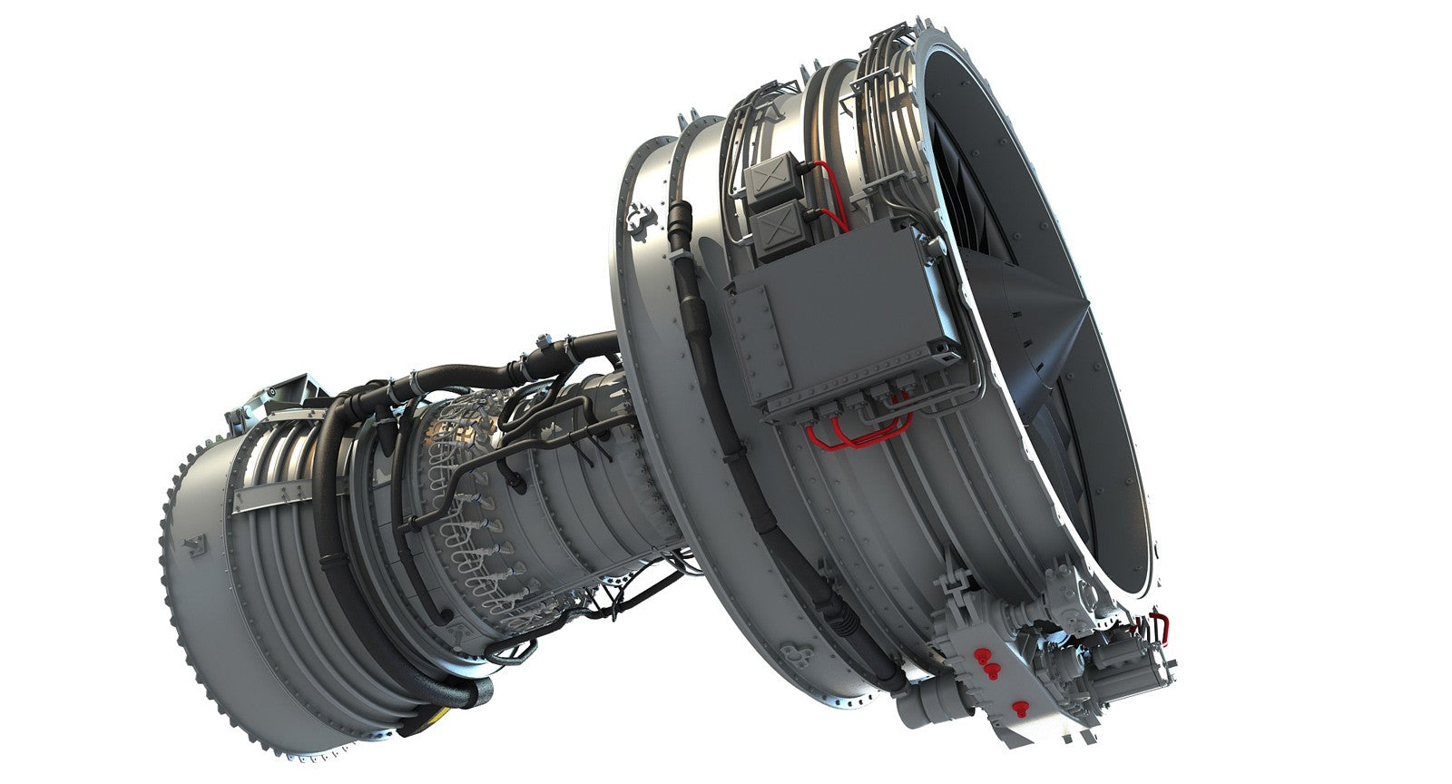 CFM56 Turbofan Engine 3D Model