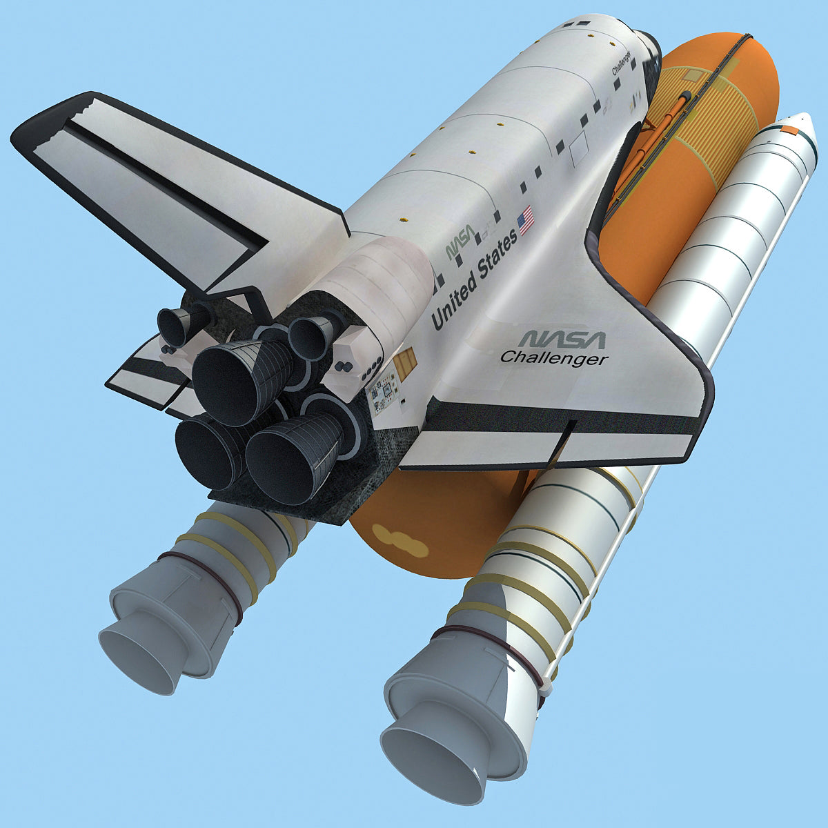 3D Space Shuttle Model